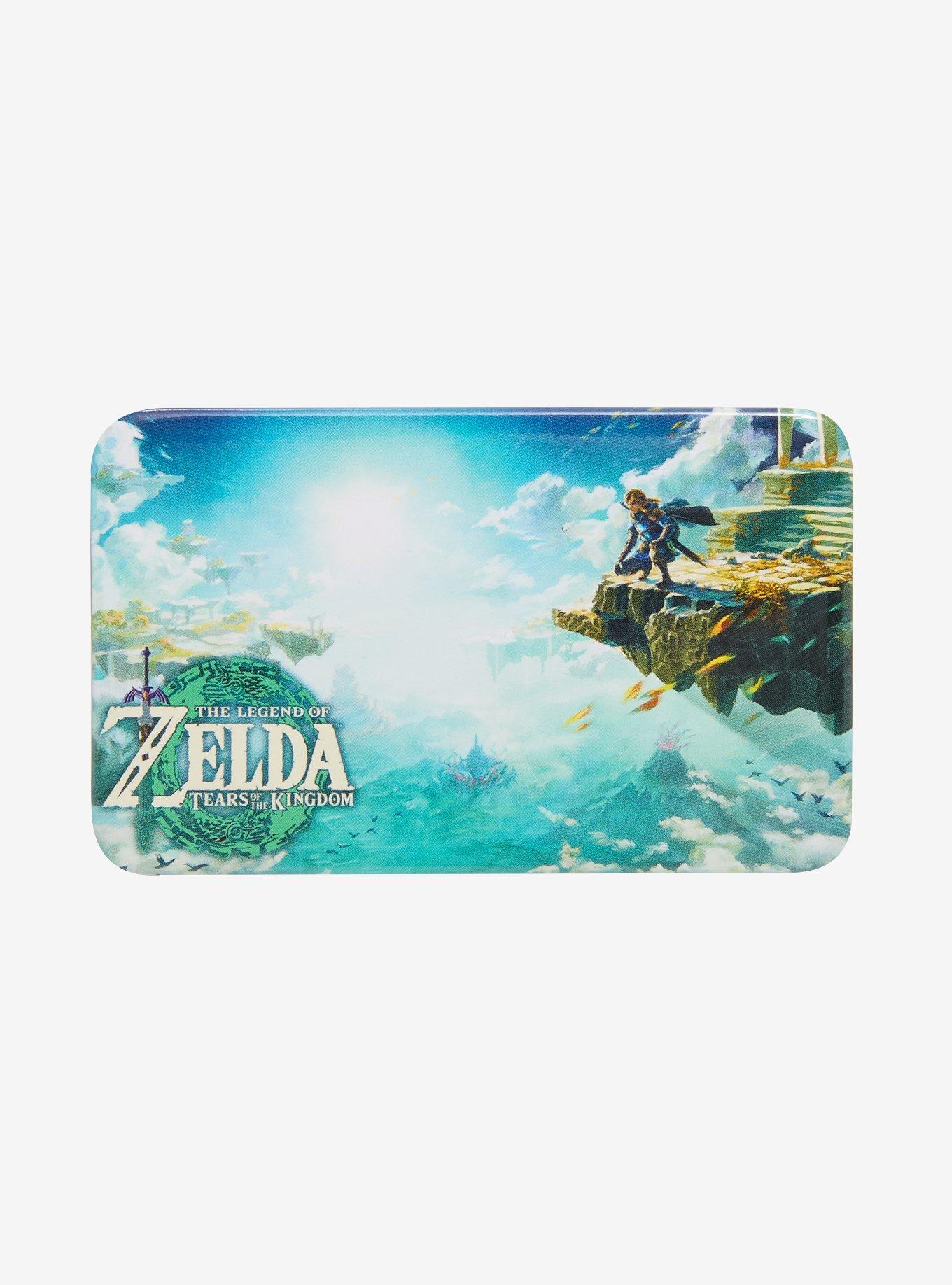 Nintendo The Legend of Zelda: Tears of the Kingdom Cover Art Rectangle Button Pin, , hi-res