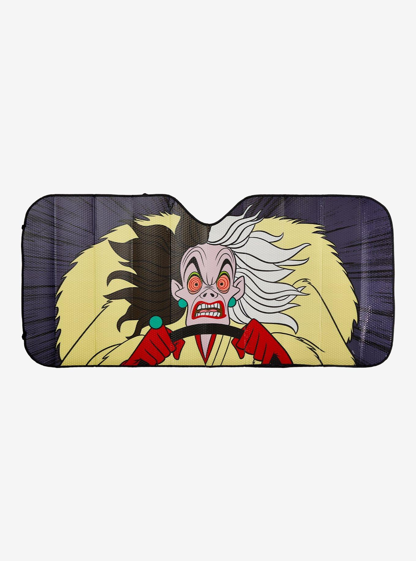 Disney 101 Dalmatians Cruella De Vil Driving Sunshade - BoxLunch Exclusive, , hi-res