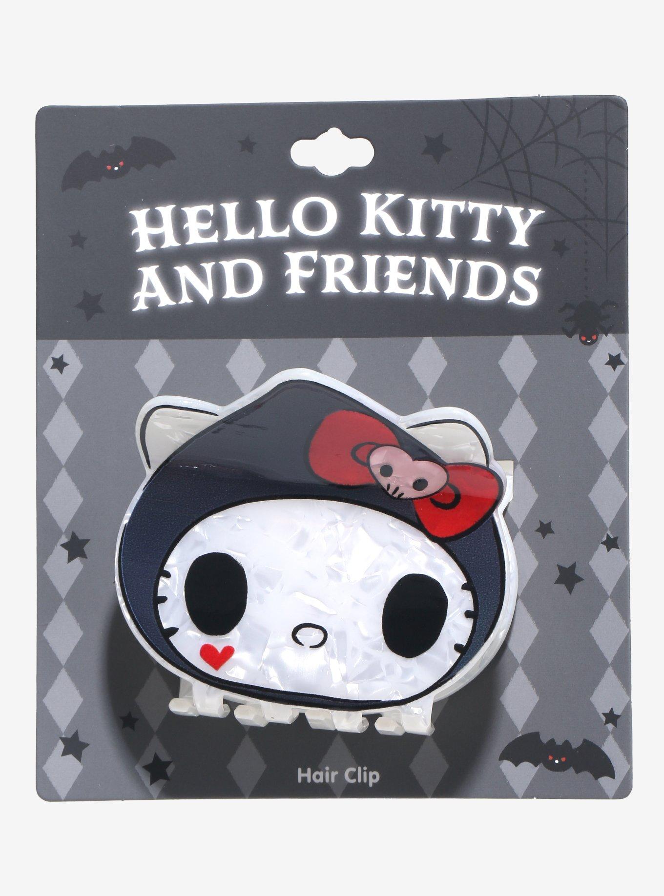 Hello Kitty Hooded Skull Claw Hair Clip, , hi-res