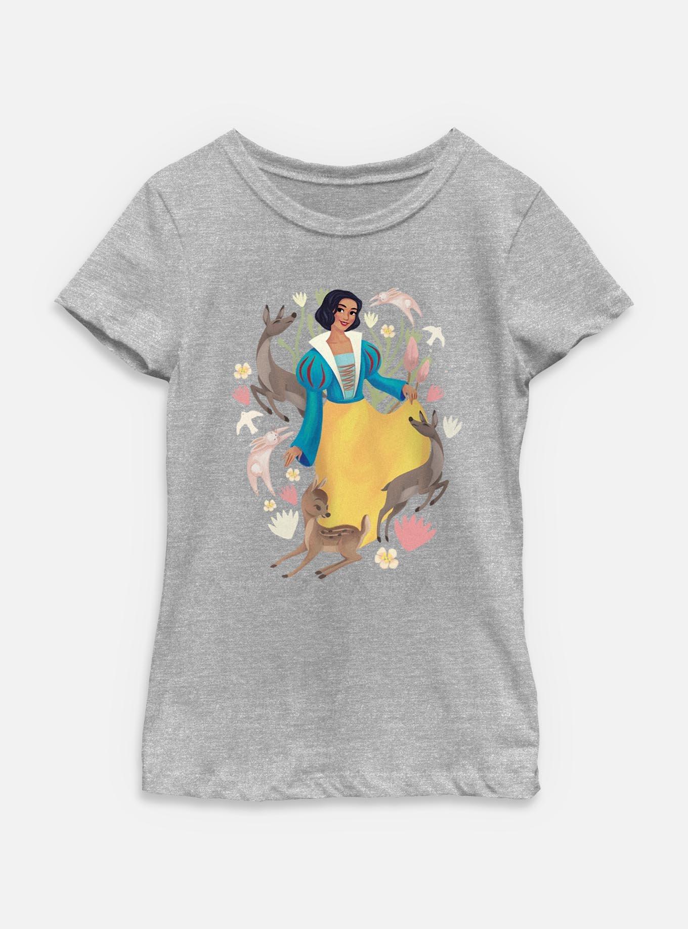 Disney Snow White Live Action Bunnies And Deers Youth Girls T-Shirt, , hi-res