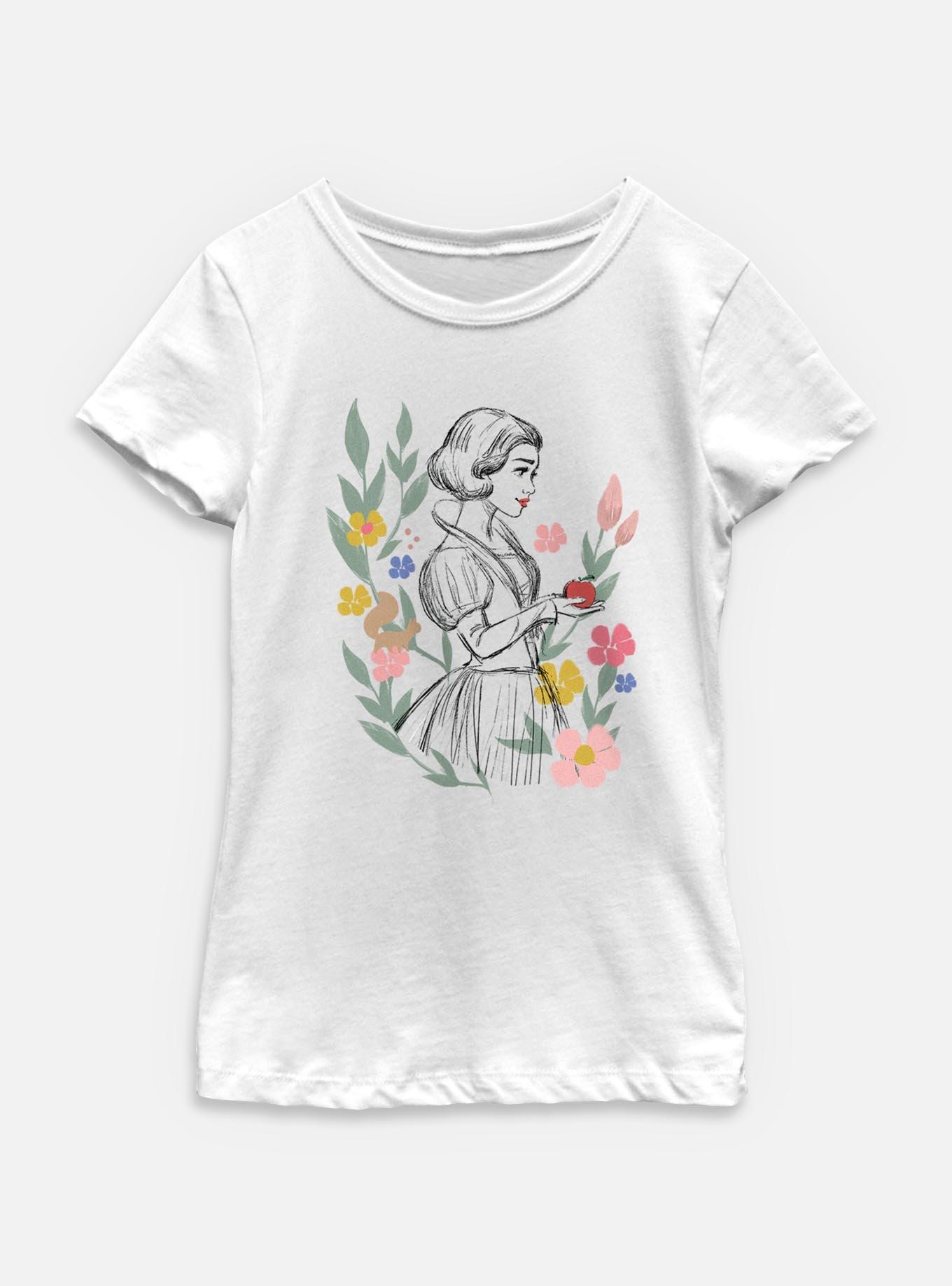 Disney Snow White Live Action Apple Sketch Youth Girls T-Shirt, , hi-res