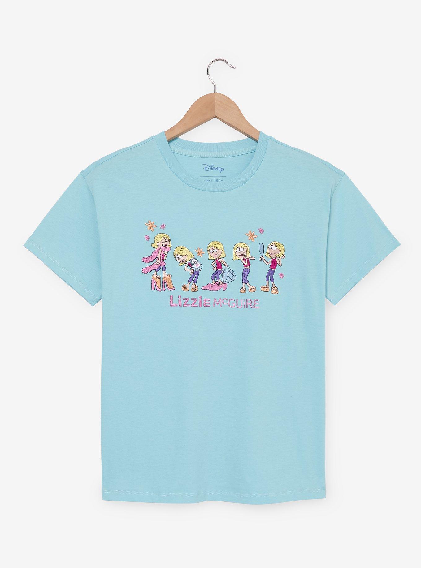 Disney Lizzie McGuire Embroidered Cartoon Women's T-Shirt - BoxLunch Exclusive, , hi-res