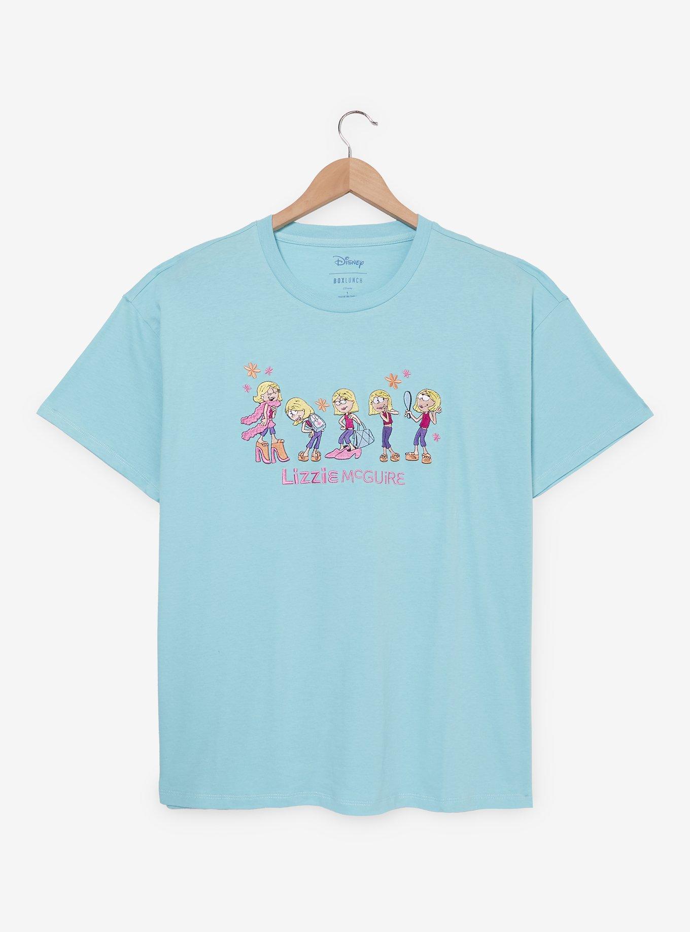 Disney Lizzie McGuire Embroidered Cartoon Women's Plus Size T-Shirt - BoxLunch Exclusive, , hi-res