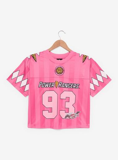 Mighty Morphin Power Rangers Pink Ranger Women's Cropped Football