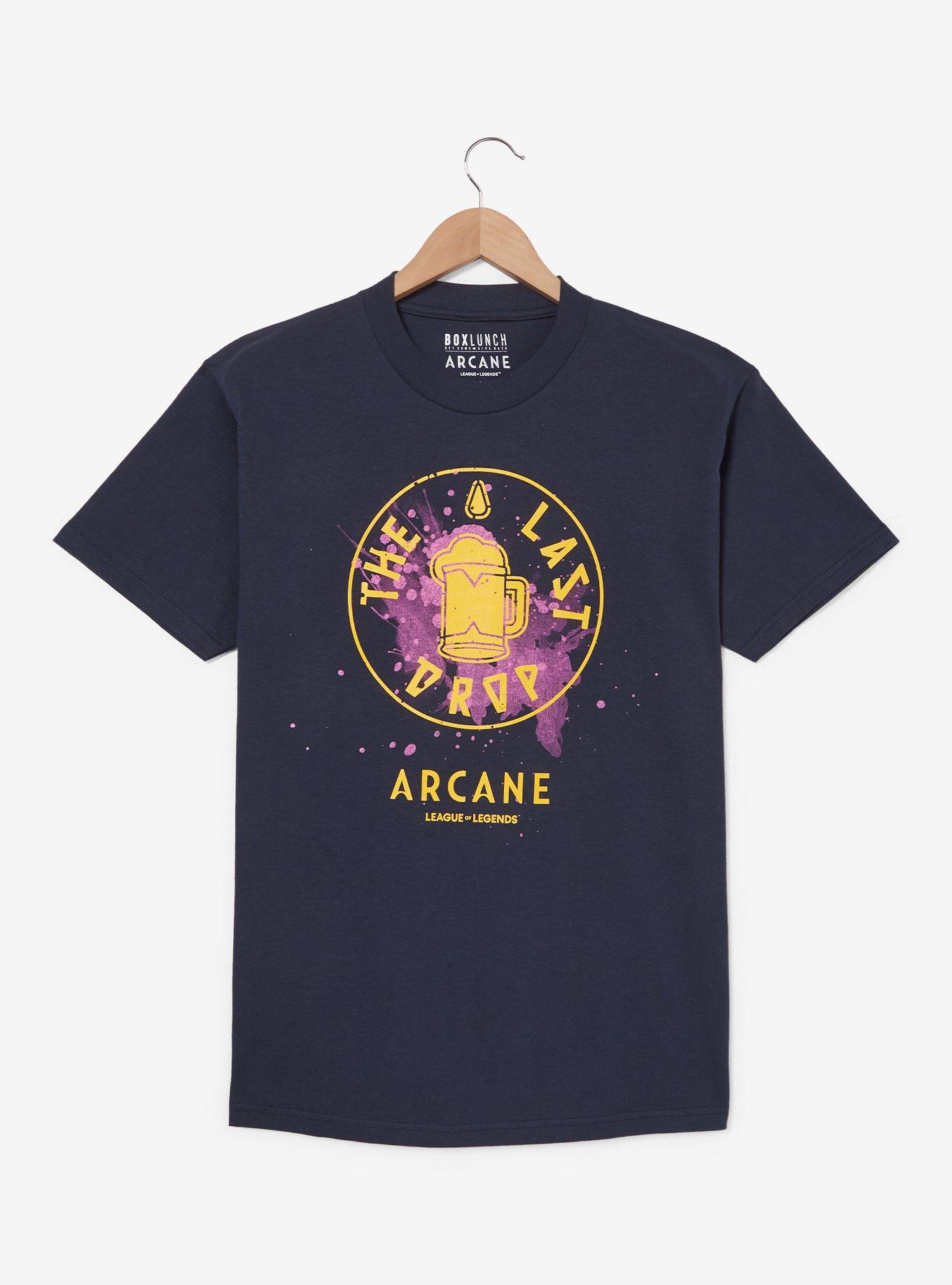 Arcane The Last Drop Logo T-Shirt — BoxLunch Exclusive, , hi-res