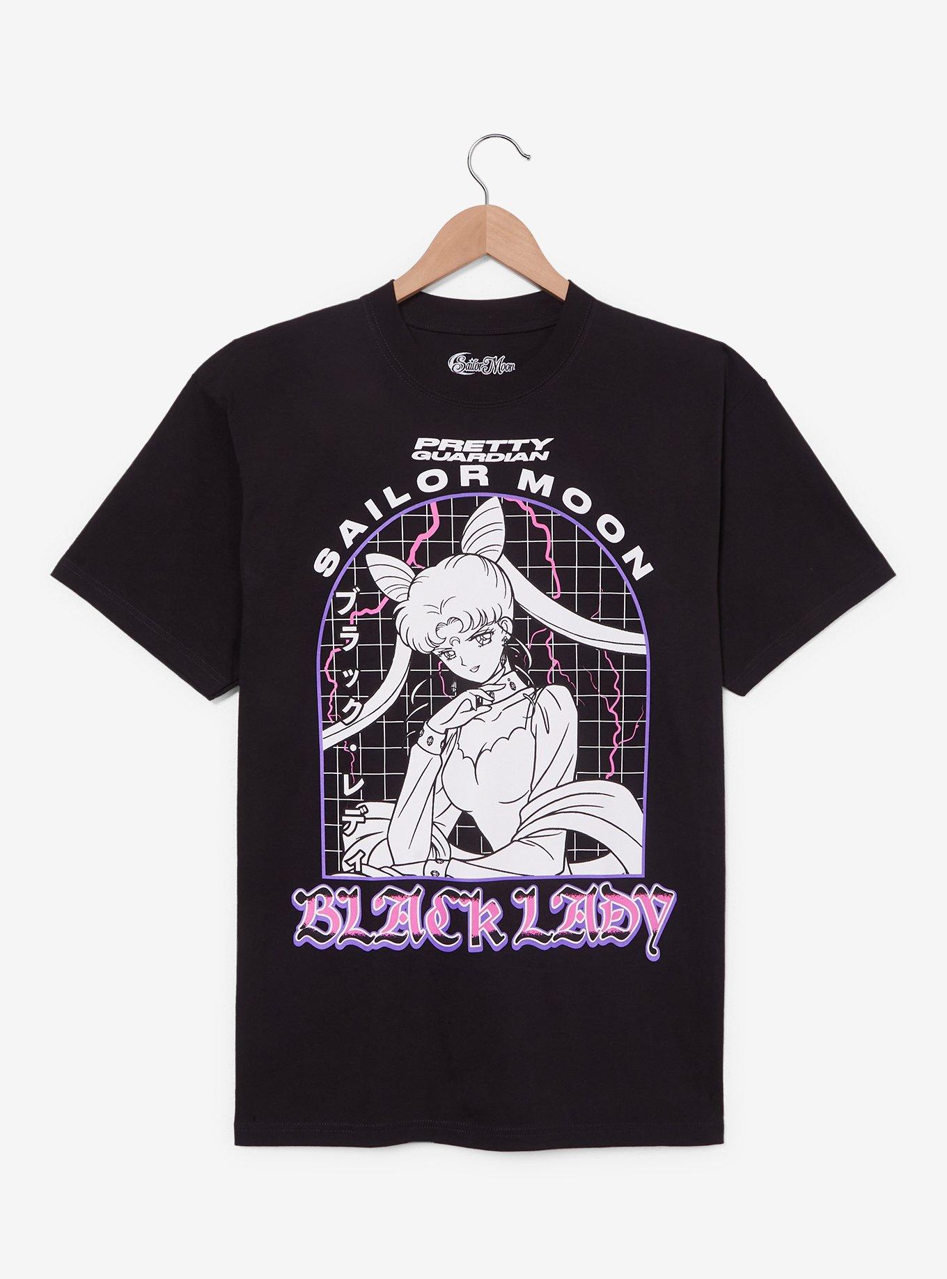 Sailor Moon Black Lady Tonal Portrait T-Shirt - BoxLunch Exclusive, , hi-res