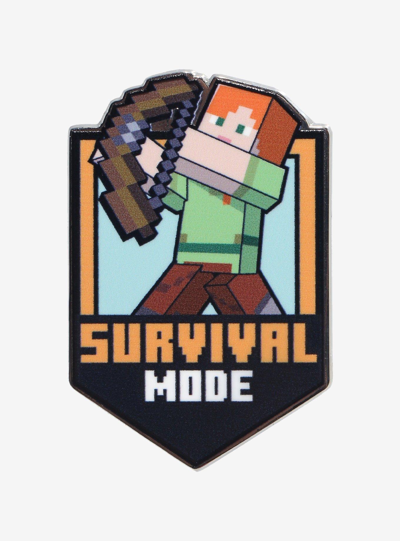 Minecraft Alex Survival Mode Enamel Pin - BoxLunch Exclusive, , hi-res