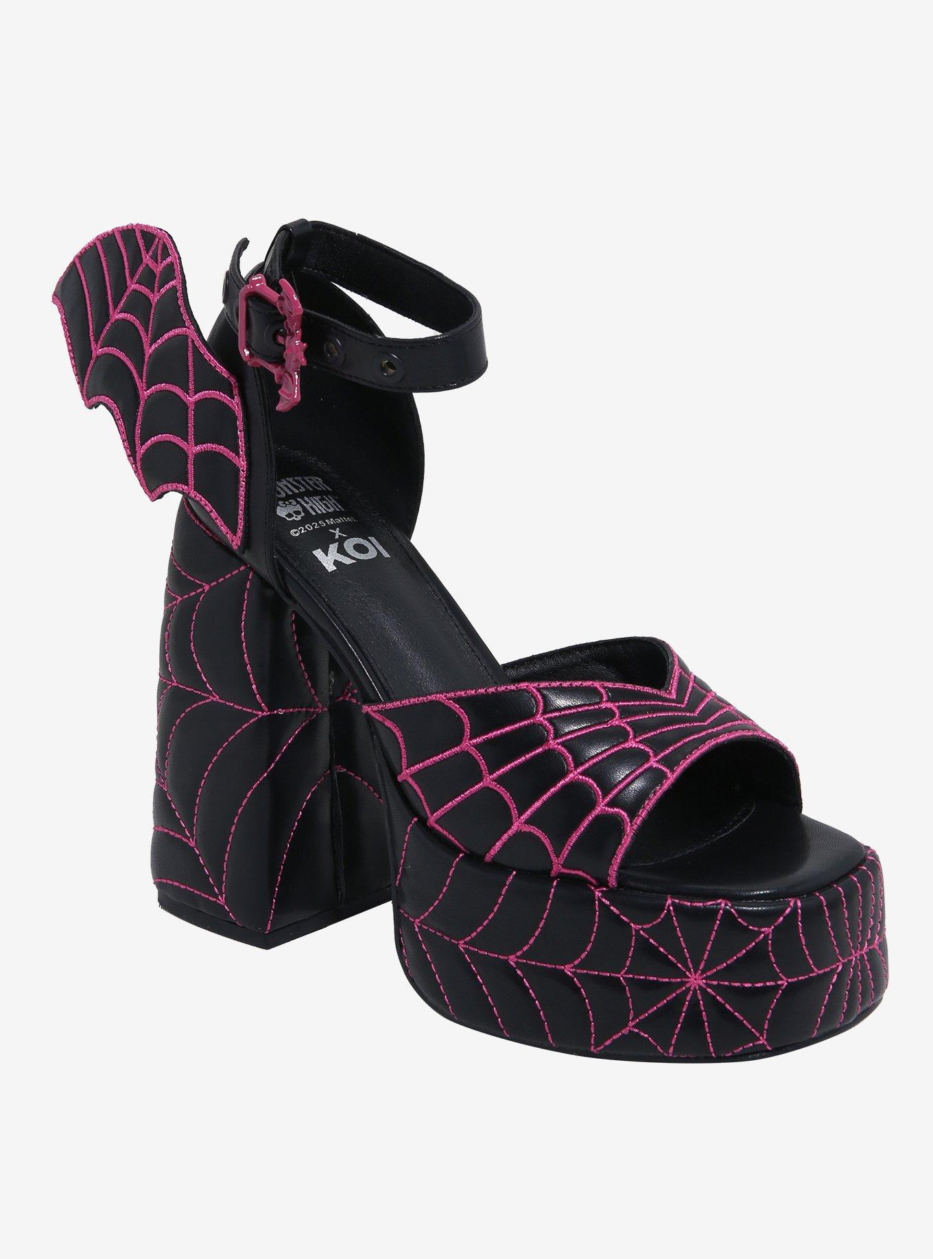 Koi X Monster High Draculaura Winged Chunky Heels, , hi-res