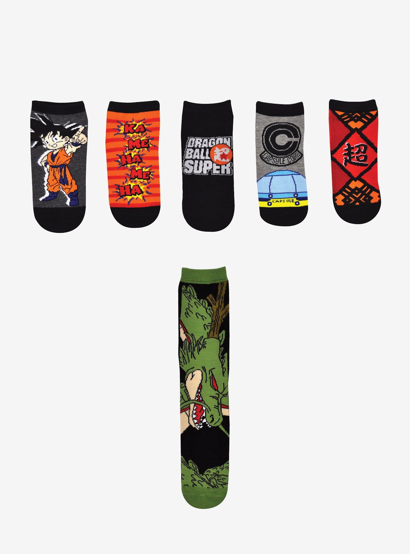 Dragon Ball Super Shenron 6-Pair Socks, , hi-res