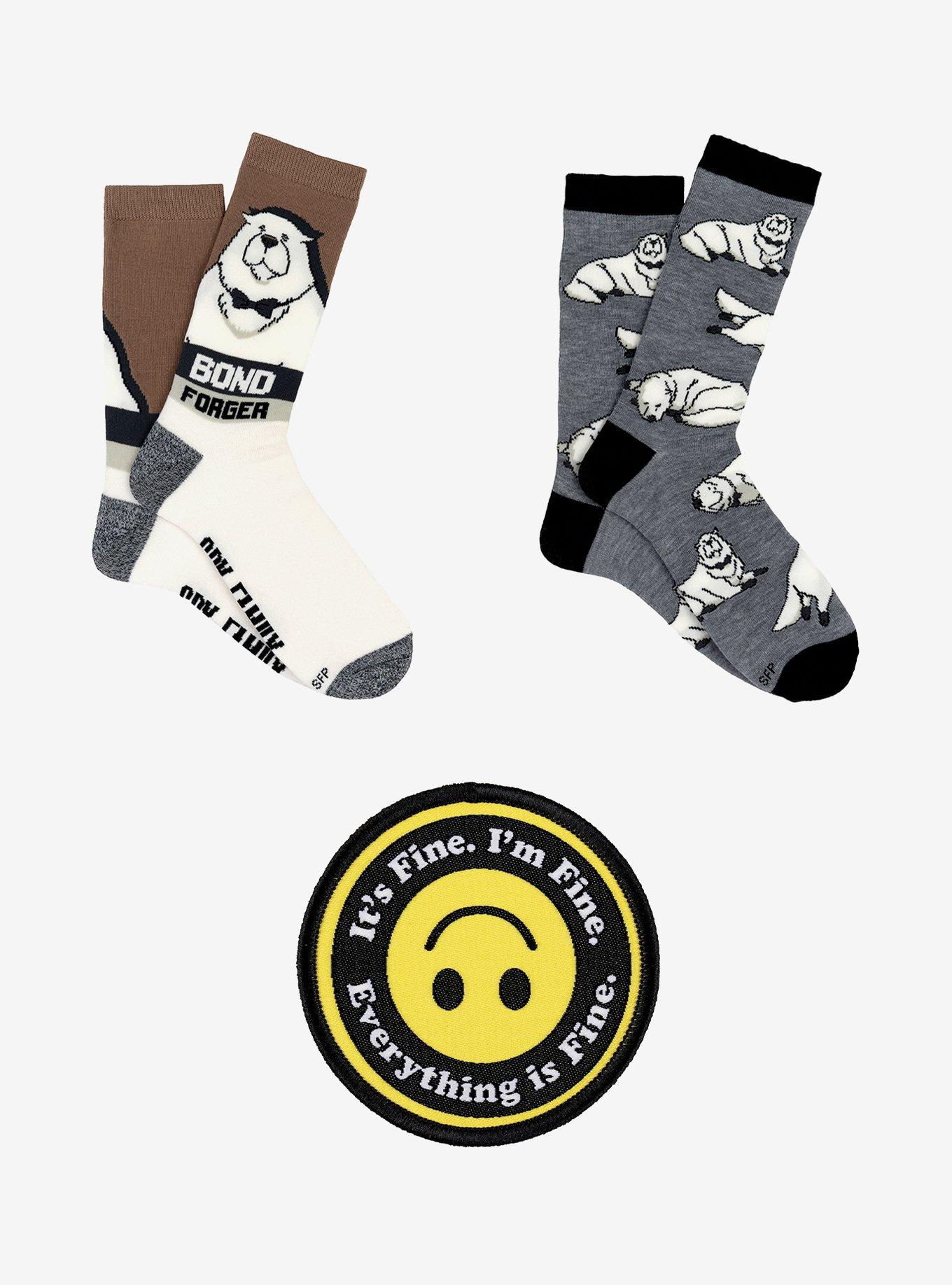 Spy X Family Bond 2-Pair Pack Crew Socks & It's Fine Patch, , hi-res