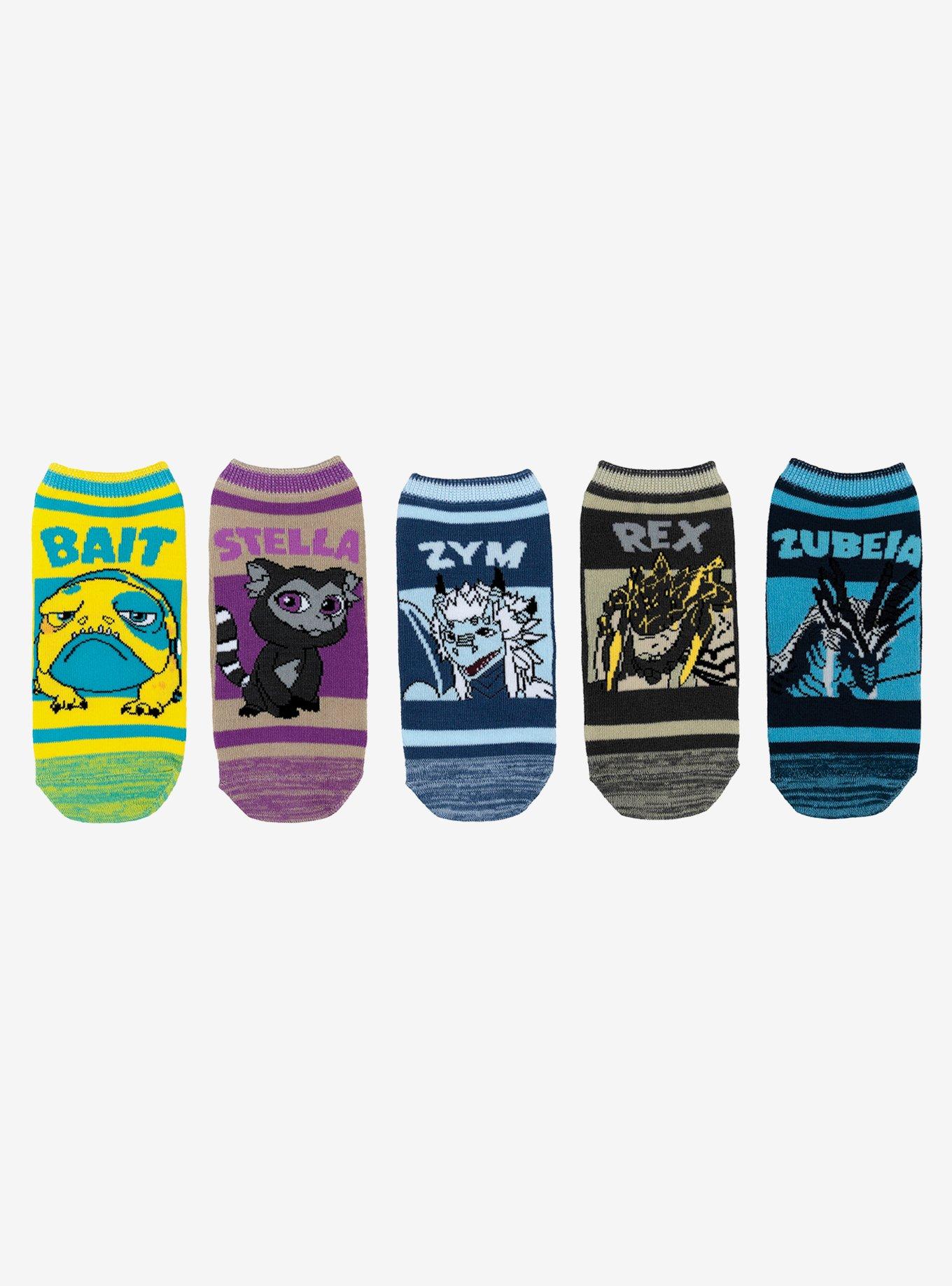 The Dragon Prince 5-Pair Ankle Socks, , hi-res