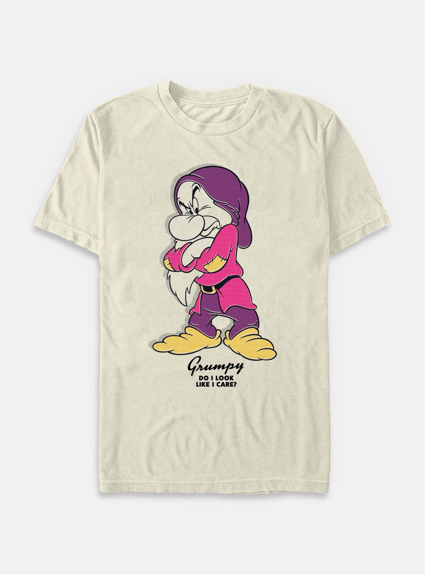 Disney Snow White and the Seven Dwarfs Grumpy Portrait Garment Dye T-Shirt, , hi-res