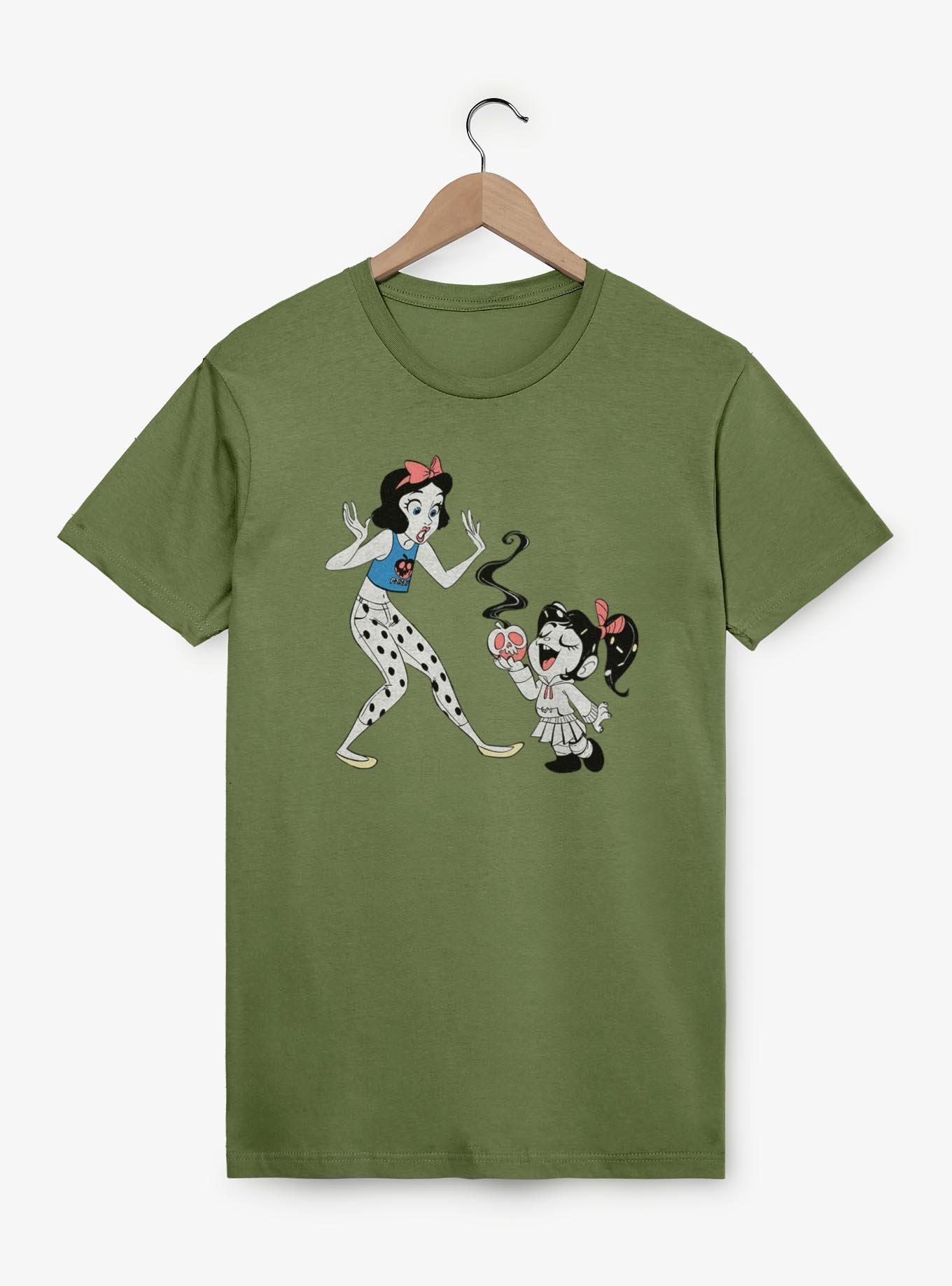 Disney Snow White and the Seven Dwarfs Eat Your Fruit Garment Dye T-Shirt,Specials : American Fashion Style Bags On Sale