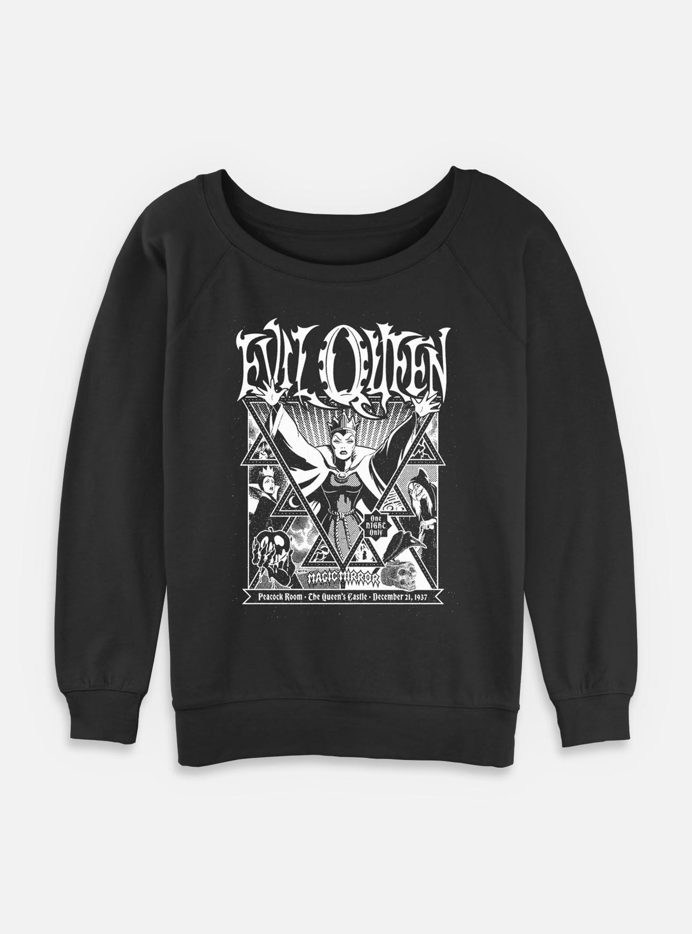 Disney Snow White and the Seven Dwarfs Evil Queen Magic Mirror Womens Slouchy Sweatshirt, , hi-res