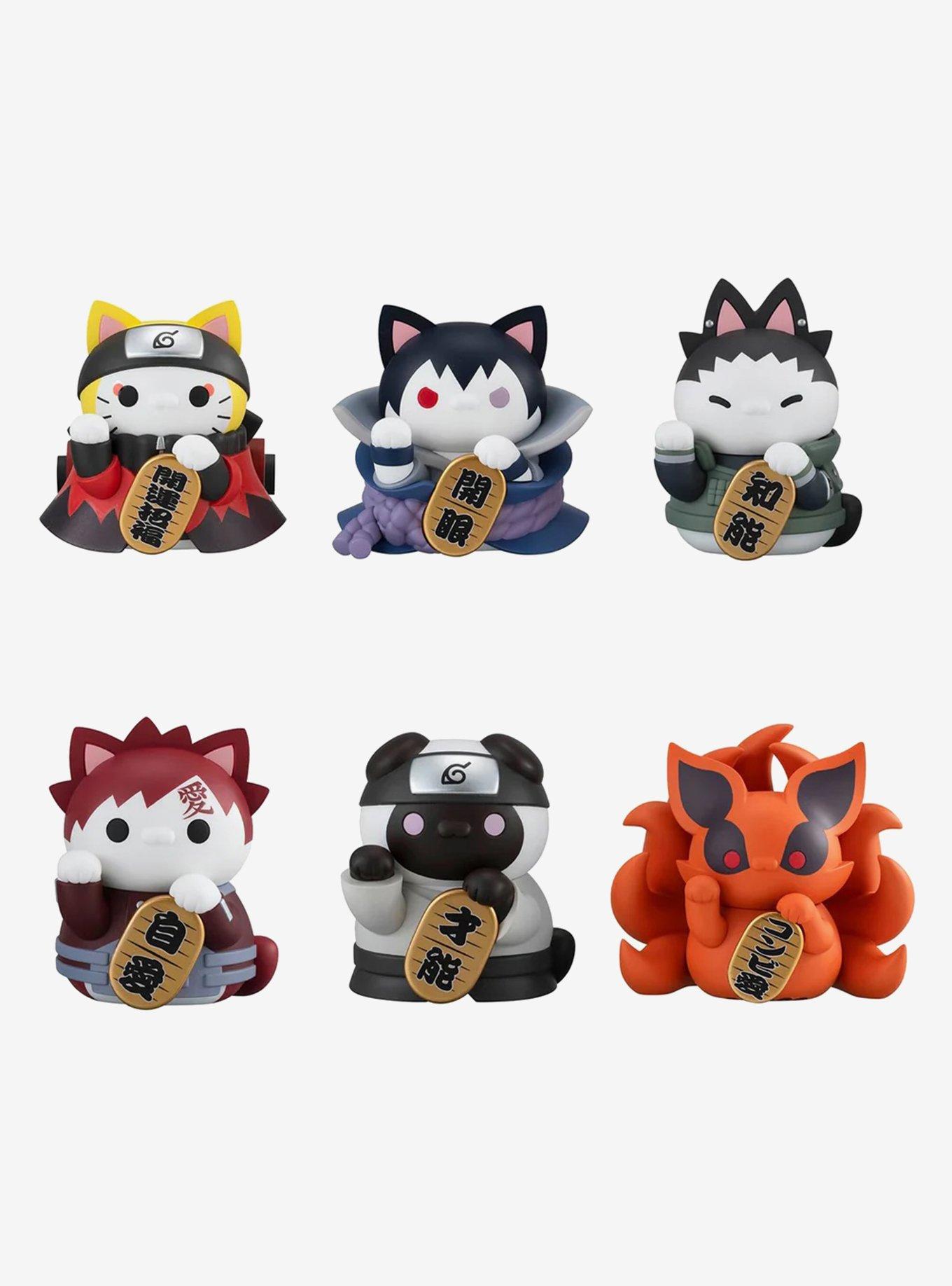 Megahouse Naruto Shippuden Nyaruto! Mega Cat Project Beckoning Fortune Cats Blind Box Figure (Naruto & Friends Ver.), , hi-res