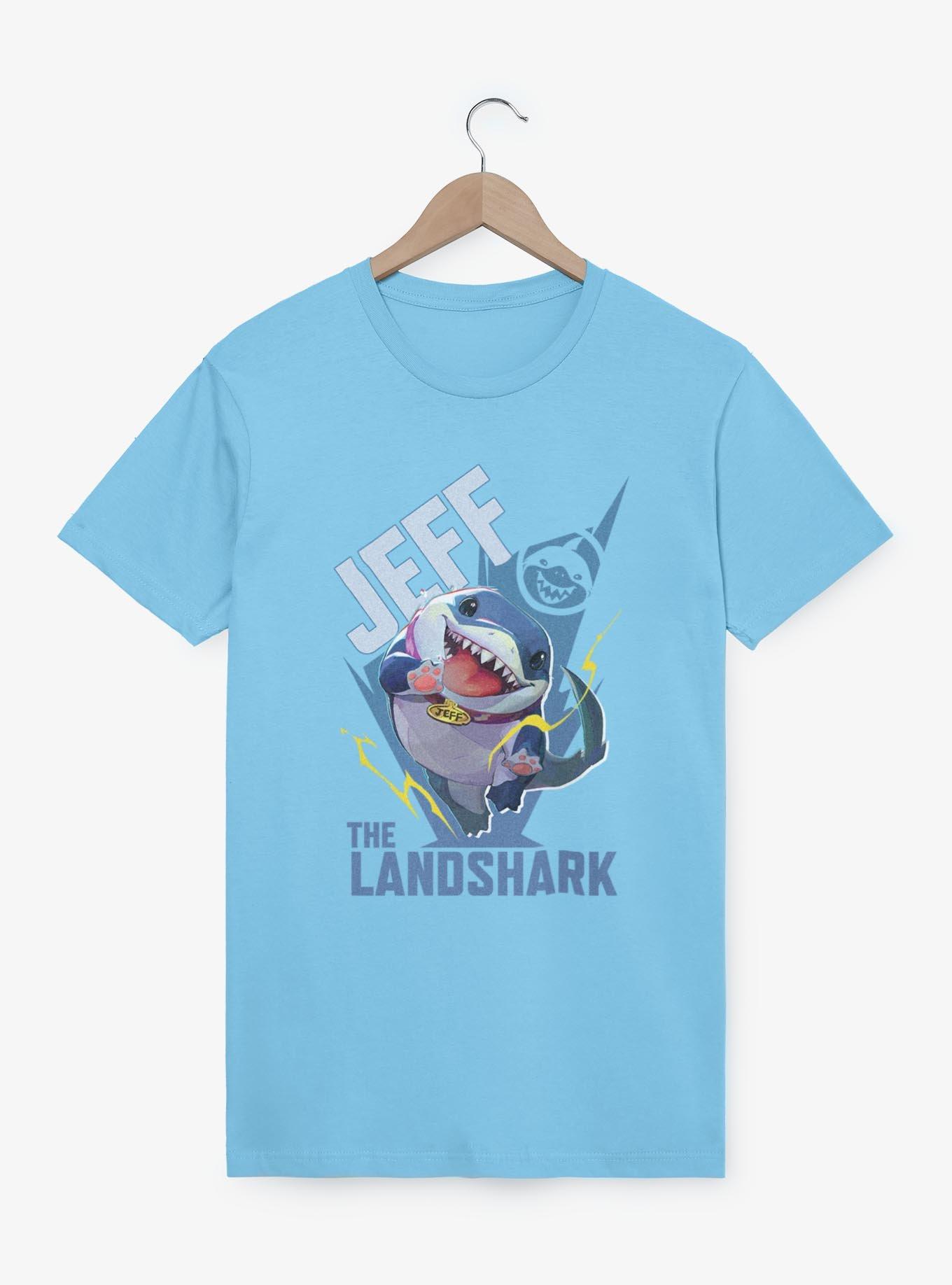 Marvel Rivals Jeff The Landshark T-Shirt, LT BLUE, hi-res