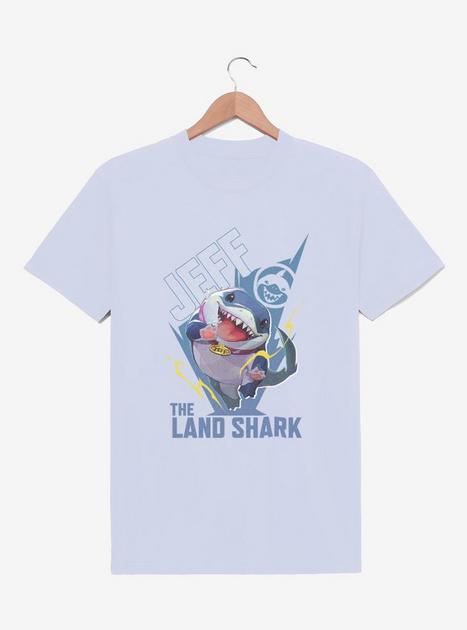Marvel Rivals Jeff The Landshark T-Shirt - BLUE | BoxLunch