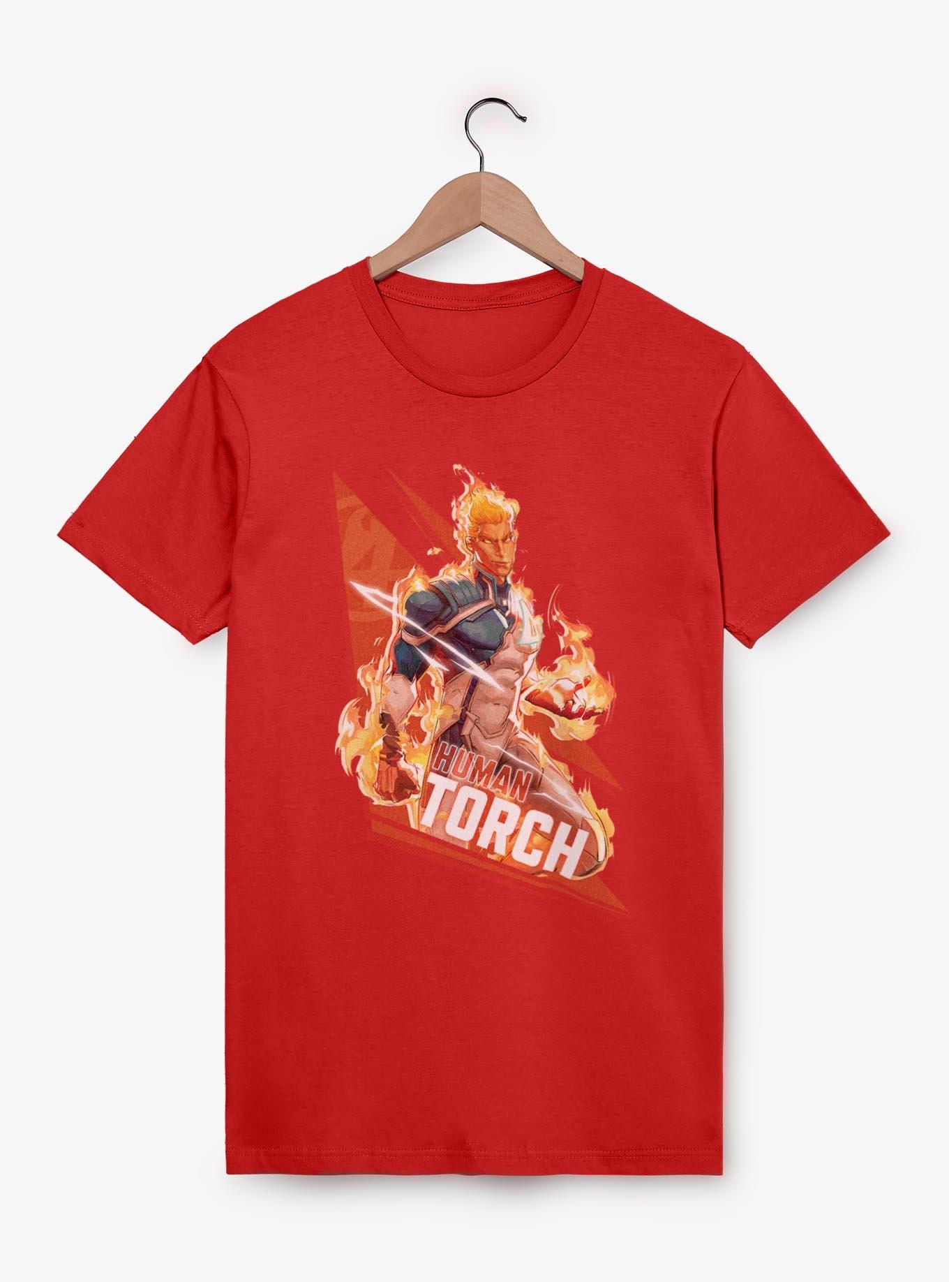 Marvel Rivals Human Torch Big Fire T-Shirt, , hi-res