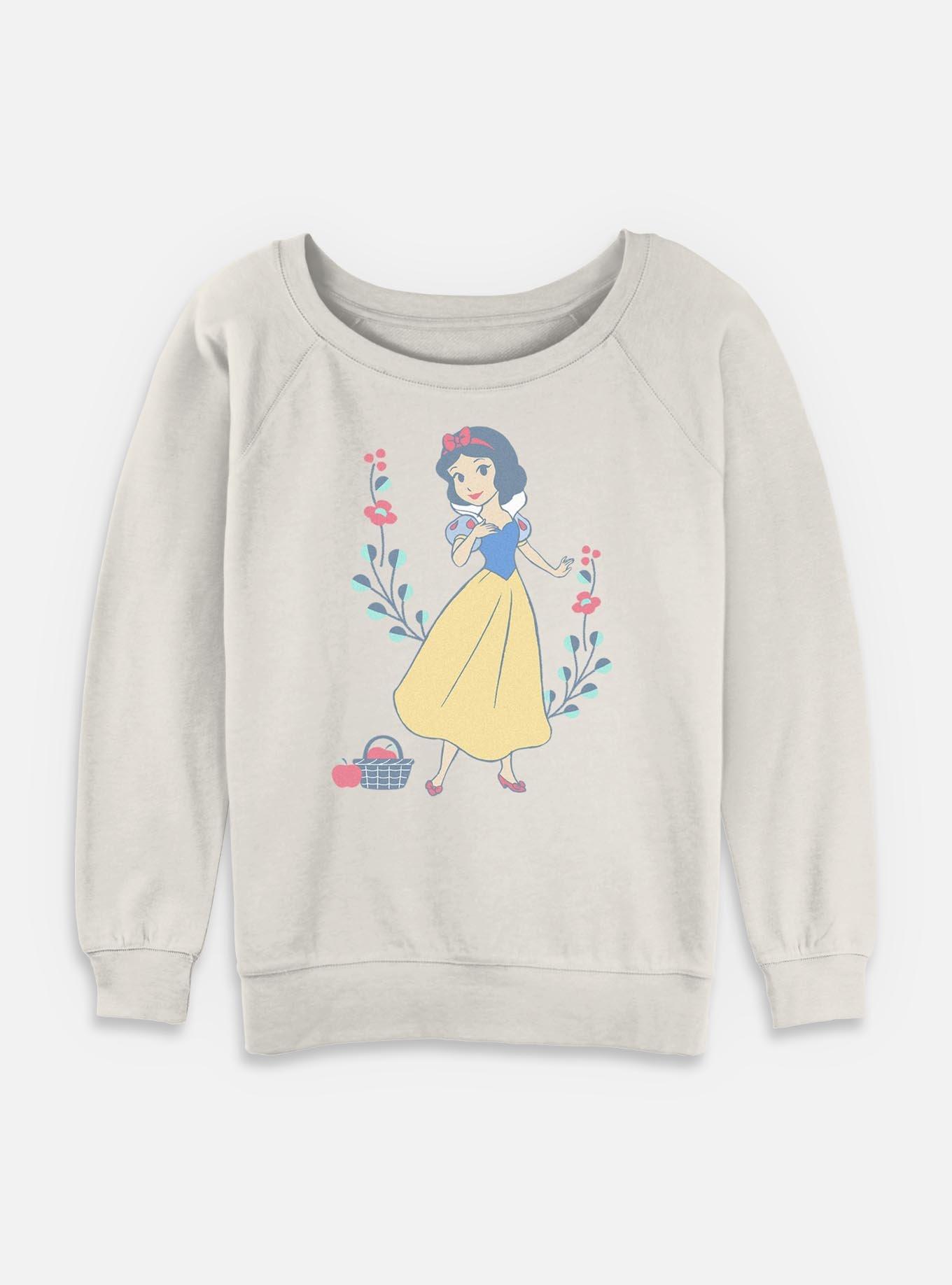Disney Snow White and the Seven Dwarfs Apple Pose Womens Slouchy Sweatshirt, , hi-res
