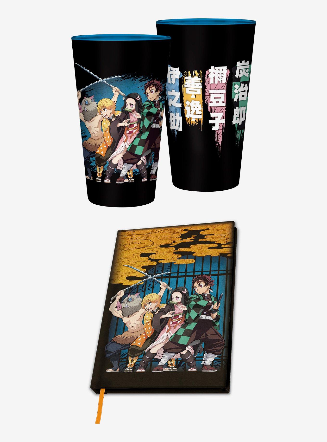 Demon Slayer Notebook & Glass Bundle, , hi-res