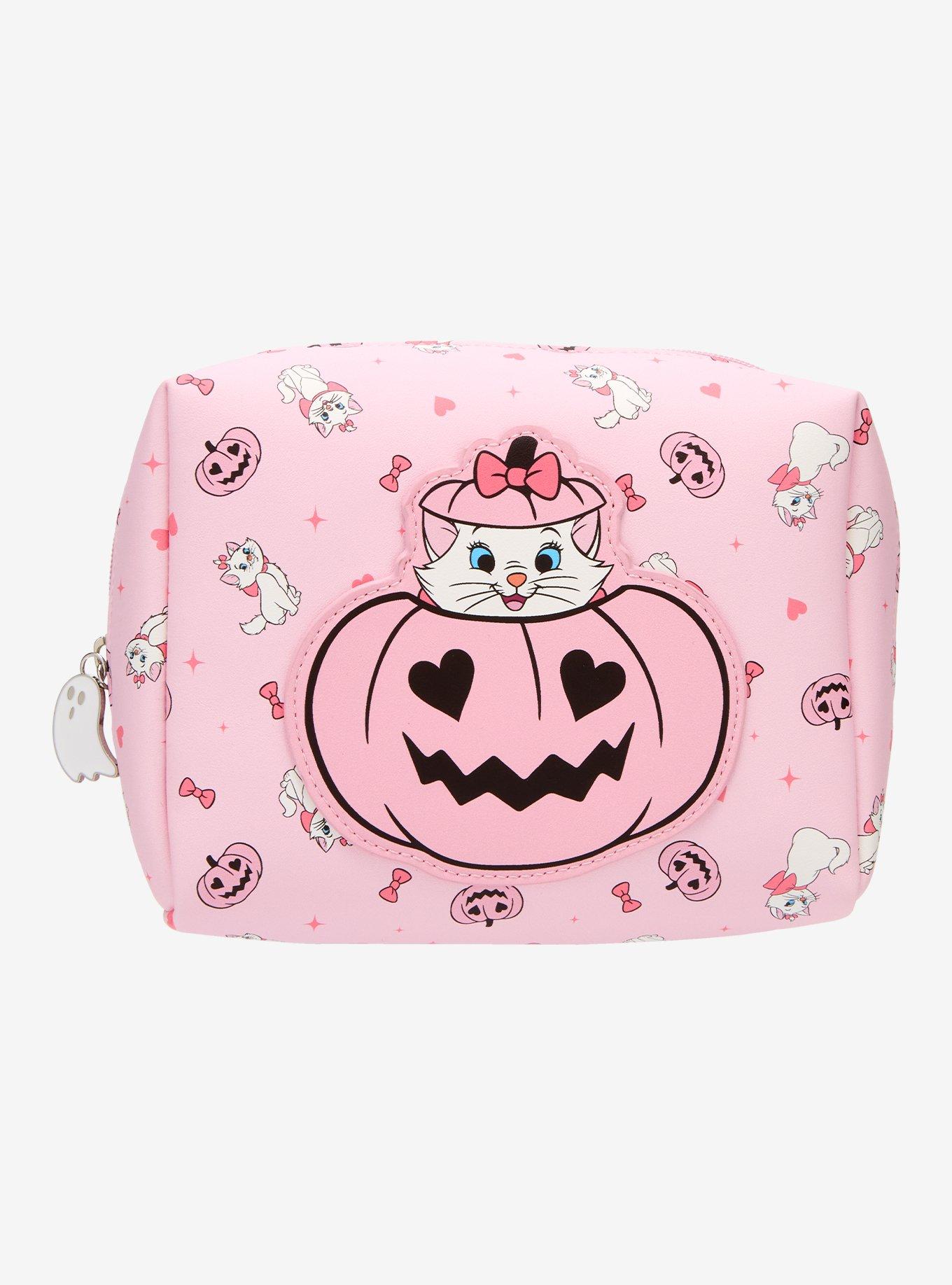 Disney The Aristocats Marie Jack-o-Lantern Pink Cosmetic Bag, , hi-res