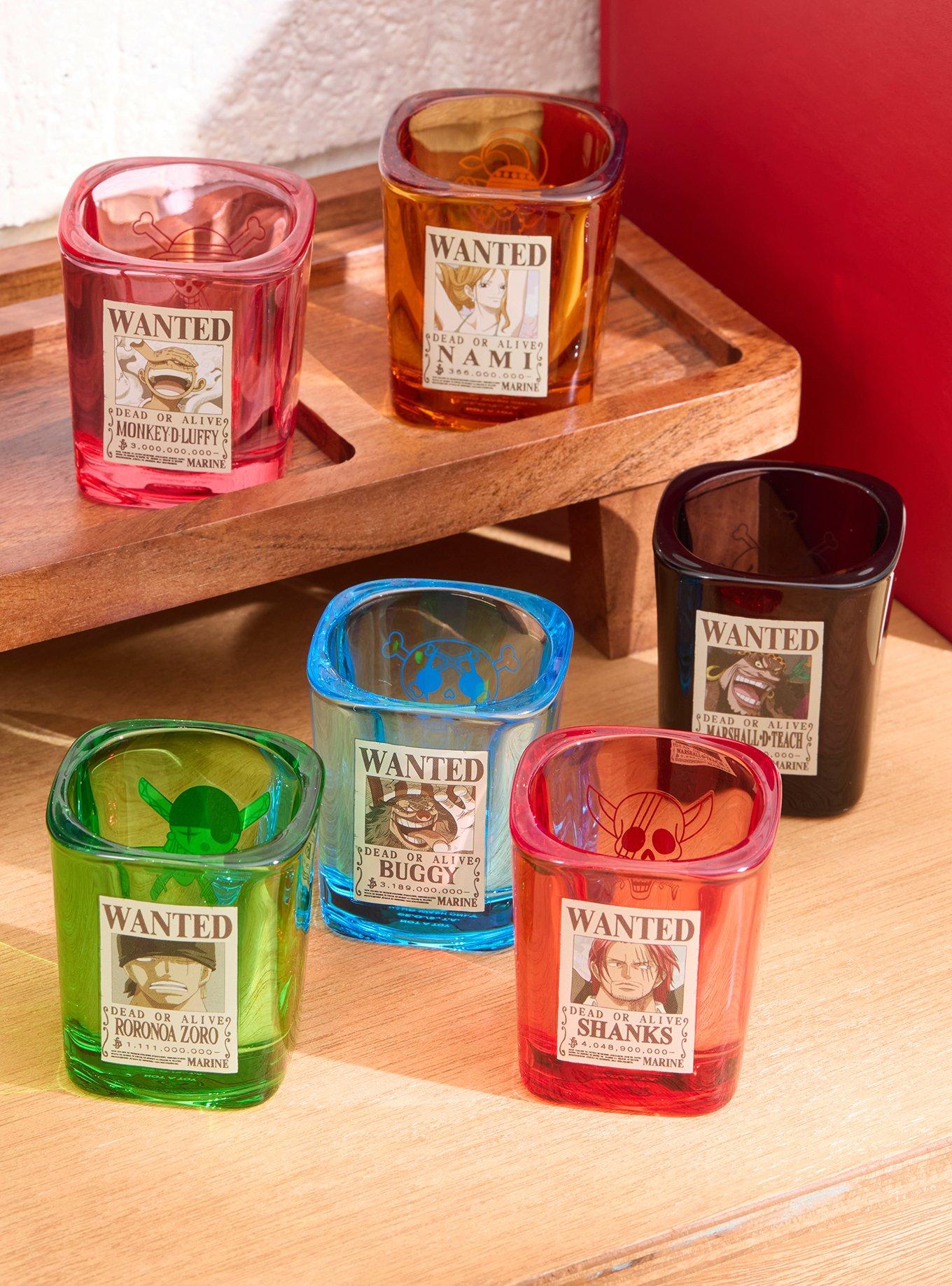 One Piece Character Wanted Posters Blind Box Mini Glass - BoxLunch Exclusive, , hi-res