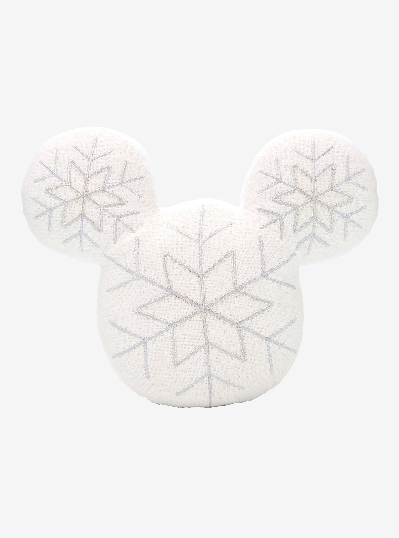 Disney Mickey Mouse Snowflake Figural Pillow, , hi-res