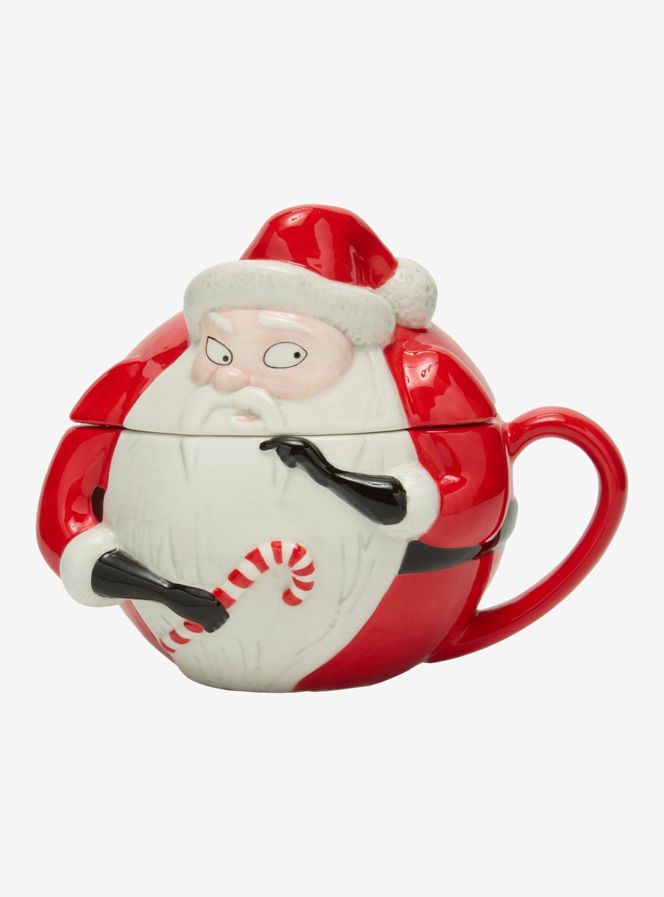 Disney The Nightmare Before Christmas Sandy Claws Figural Mug With Lid — BoxLunch Exclusive, , hi-res