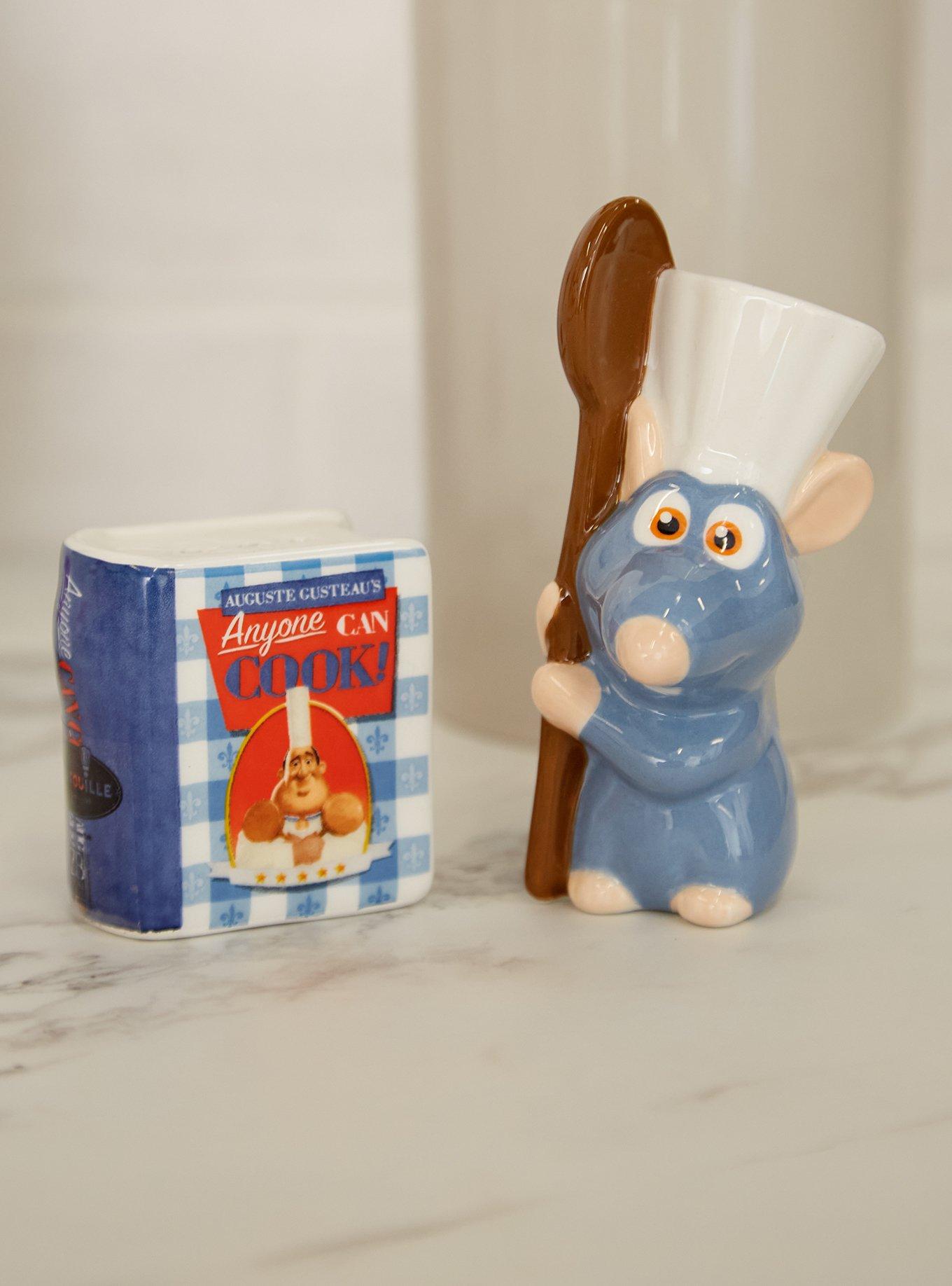 Disney Pixar Ratatouille Remy & Gusteau's Cookbook Figural Salt and Pepper Shakers - BoxLunch Exclusive, , hi-res