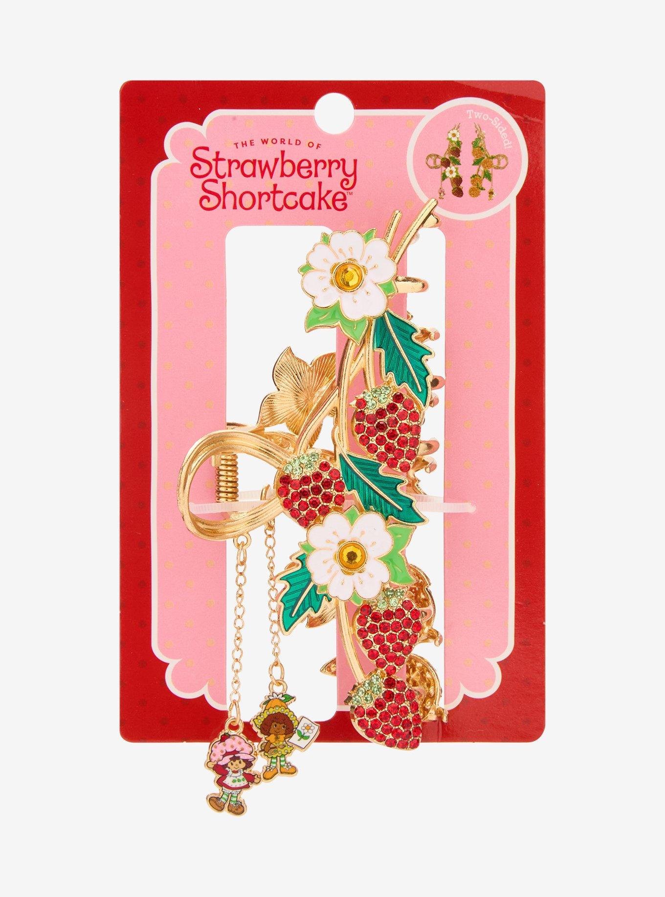 Strawberry Shortcake & Orange Blossom Double-Sided Claw Hair Clip