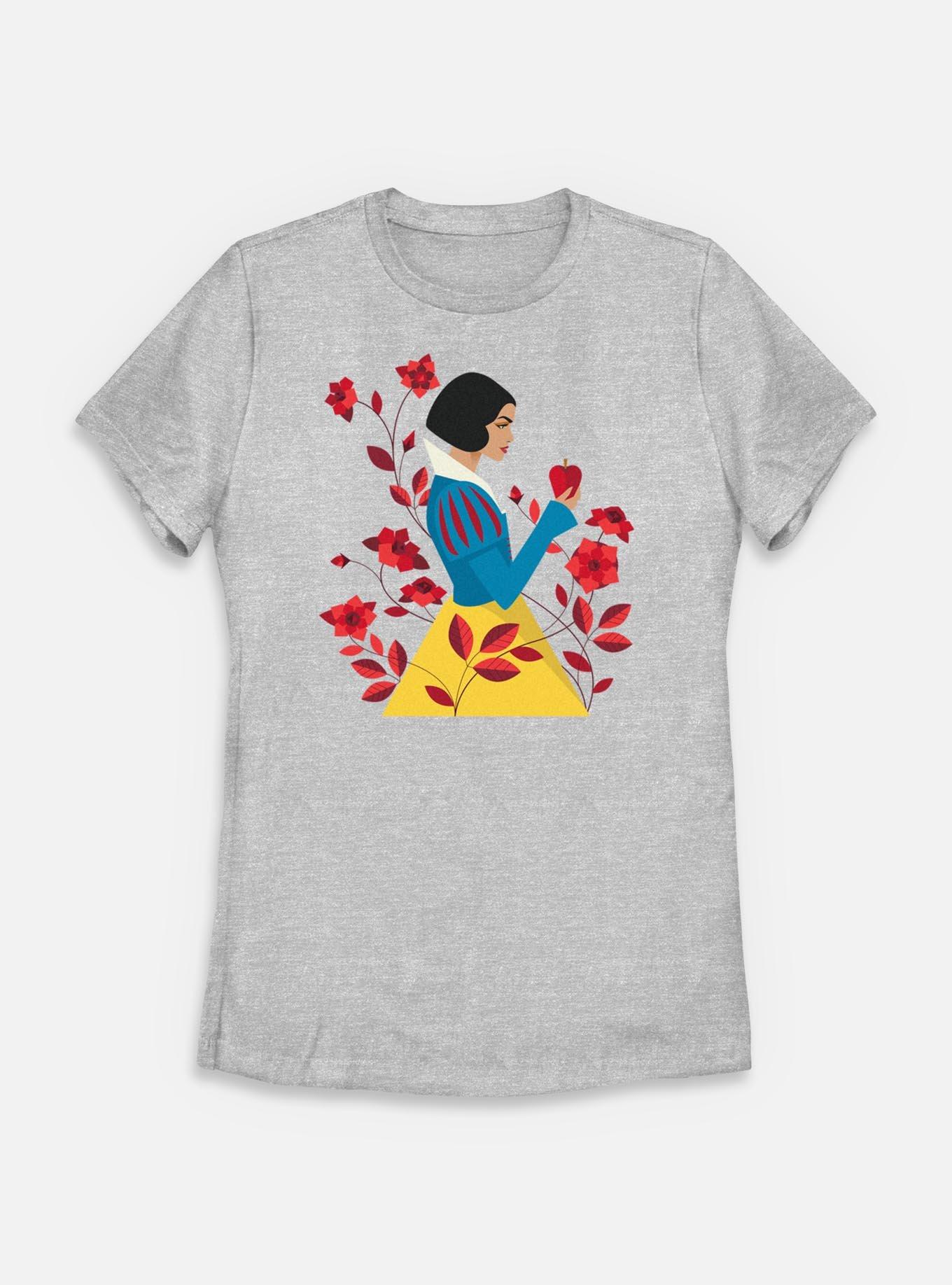 Disney Snow White Live Action Snow White With Flowers Womens T-Shirt, , hi-res