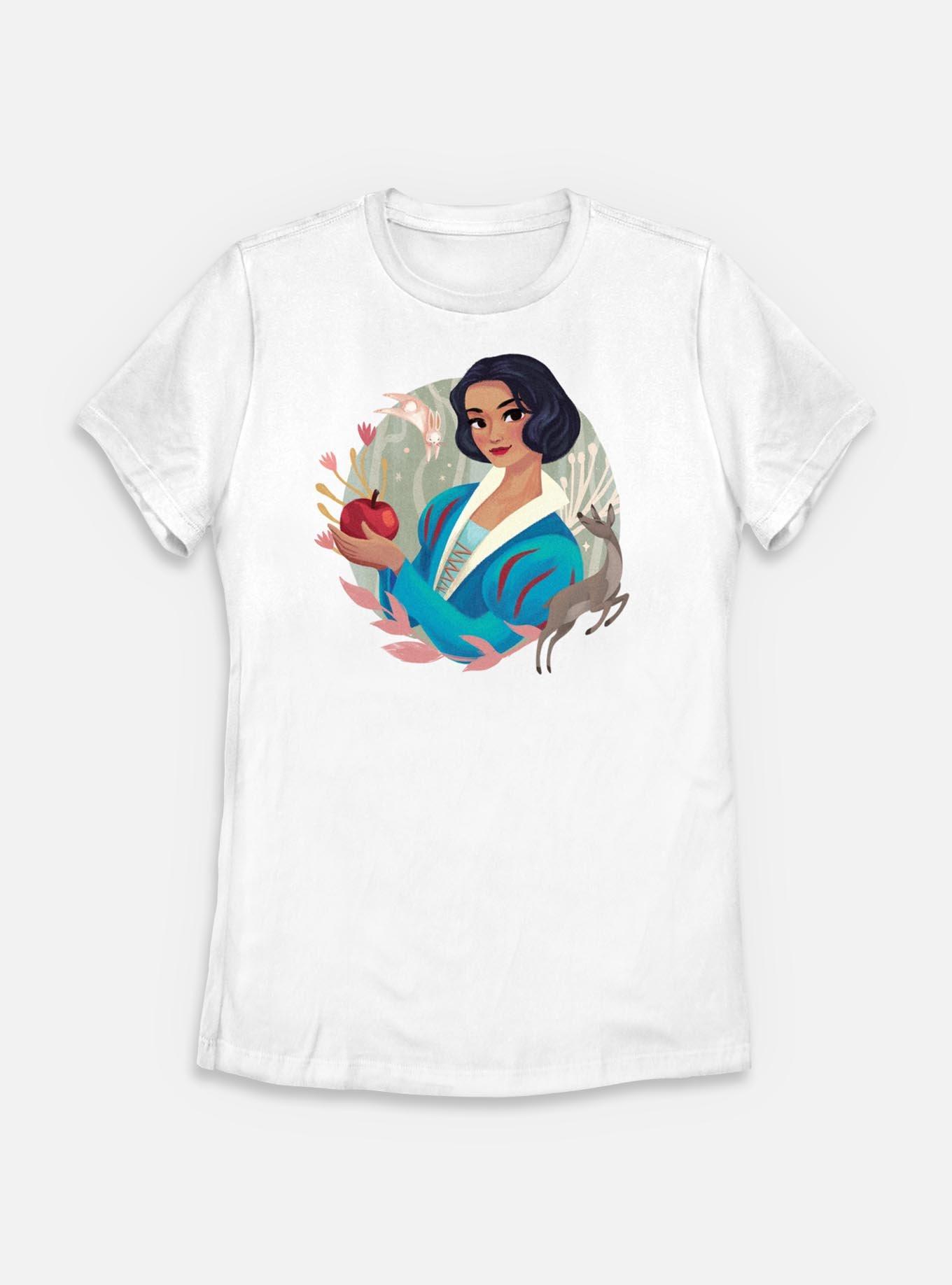 Disney Snow White Live Action Smiling Pose Womens T-Shirt,Specials : American Fashion Style Bags On Sale