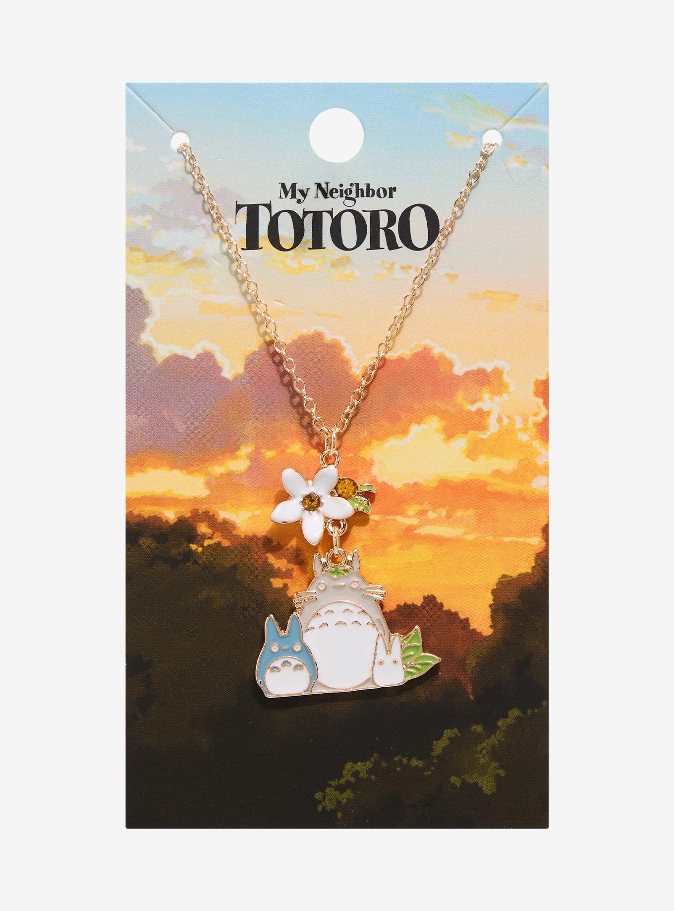 Studio Ghibli® My Neighbor Totoro Floral Totoros Charm Necklace - BoxLunch Exclusive, , hi-res