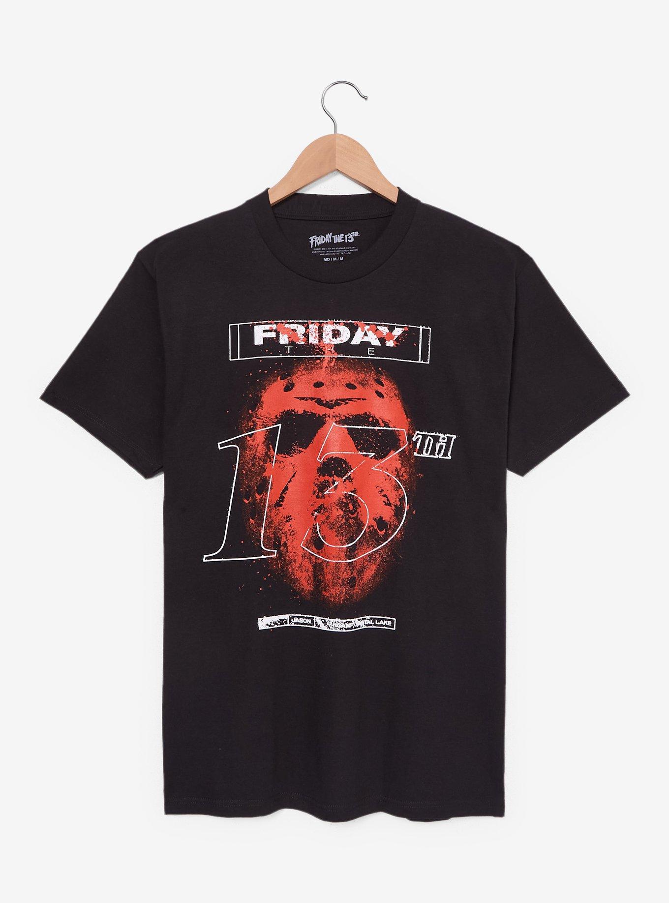 Friday the 13th Jason Voorhees Mask T-Shirt - BoxLunch Exclusive, , hi-res