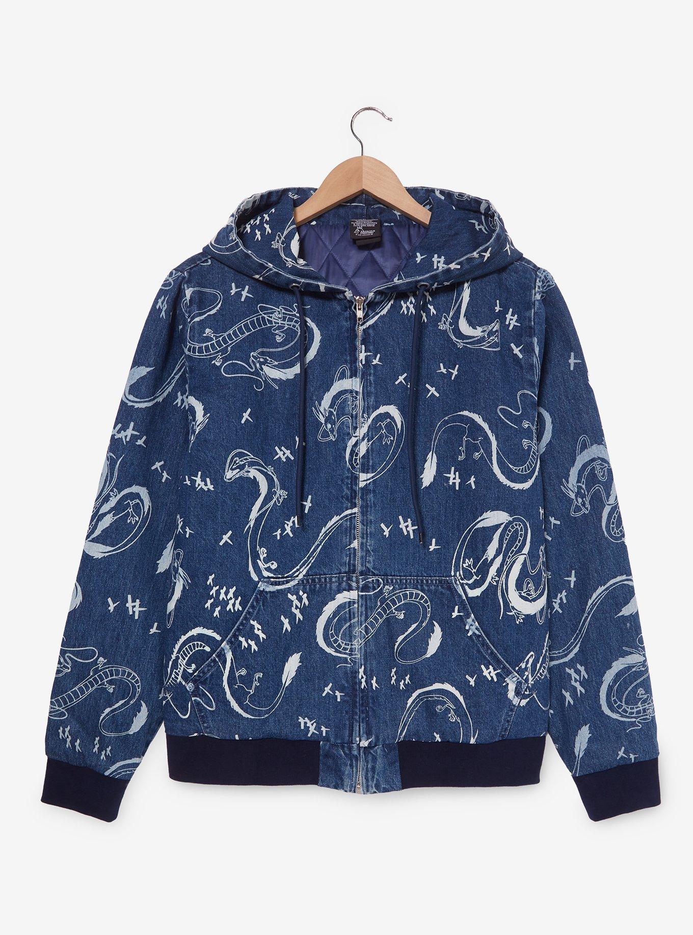 hakuyoh！ Studio Ghibli® Spirited Away Haku Allover Print Denim