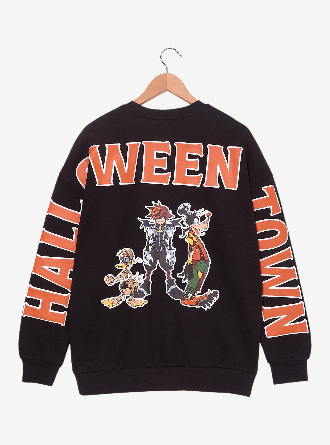 Disney Kingdom Hearts Halloween Town Crewneck - BoxLunch Exclusive, , hi-res