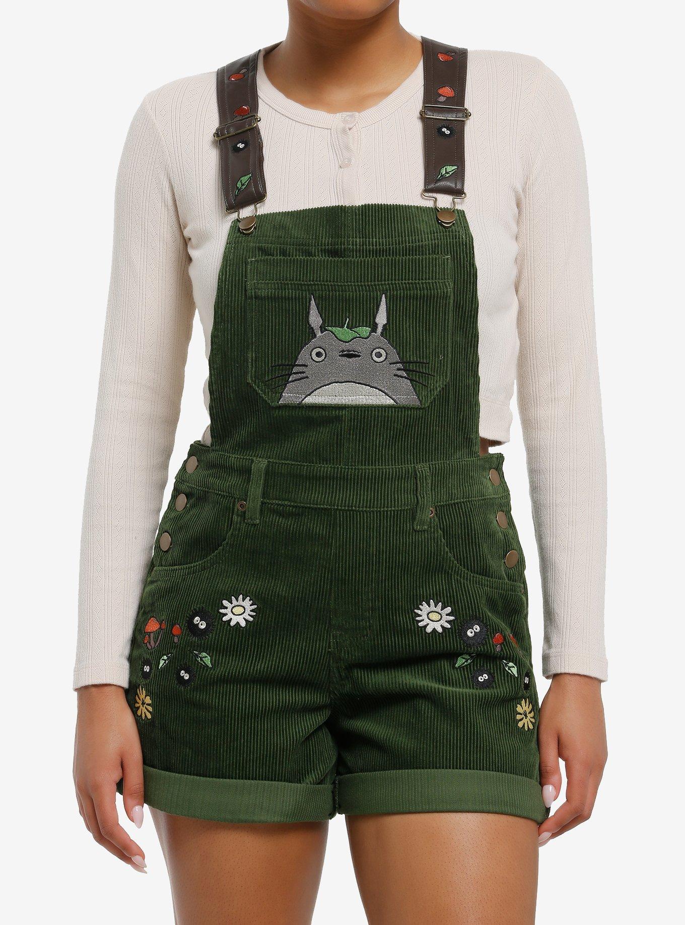 Studio Ghibli® My Neighbor Totoro Embroidered Corduroy Shortalls, , hi-res