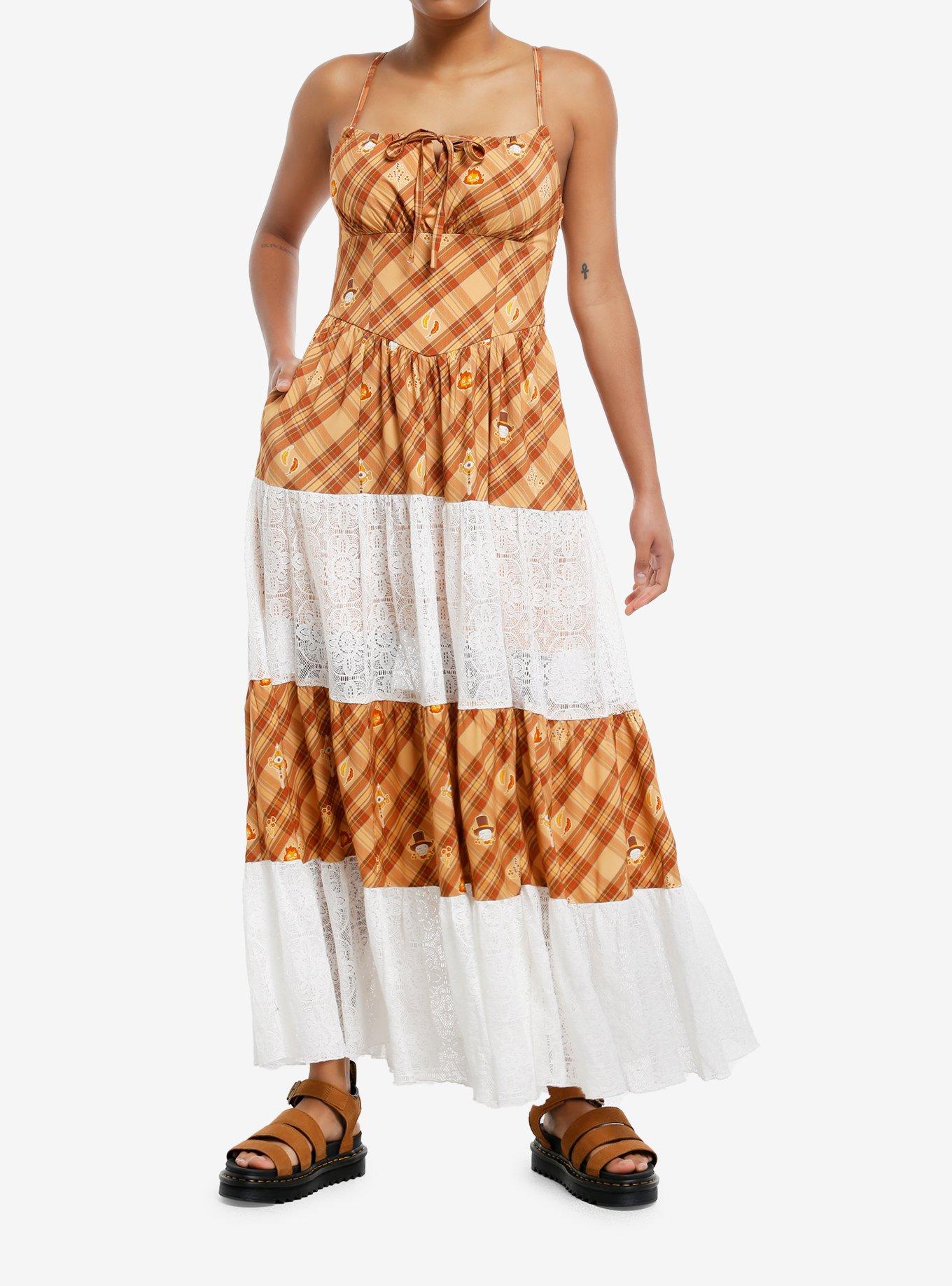 Her Universe Studio Ghibli® Howl's Moving Castle Icons Lace Panels Maxi Dress, , hi-res