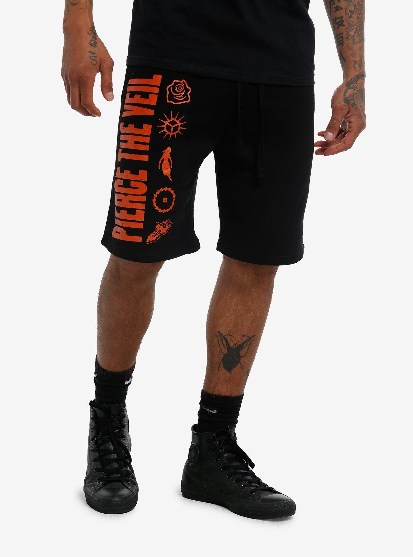 Pierce The Veil Eras Symbols Lounge Shorts, , hi-res