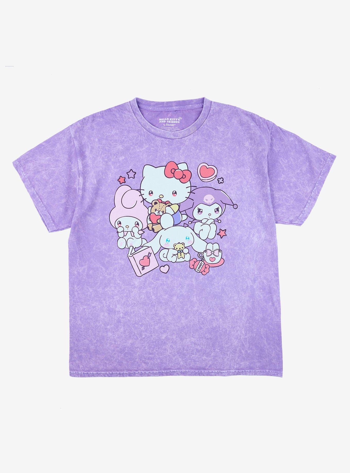 Hello Kitty And Friends Missing You Boyfriend Fit Girls T-Shirt, , hi-res