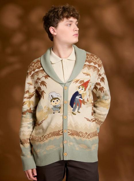 Over The Garden Wall Wirt & Greg Leaves Collared Cardigan | Hot Topic