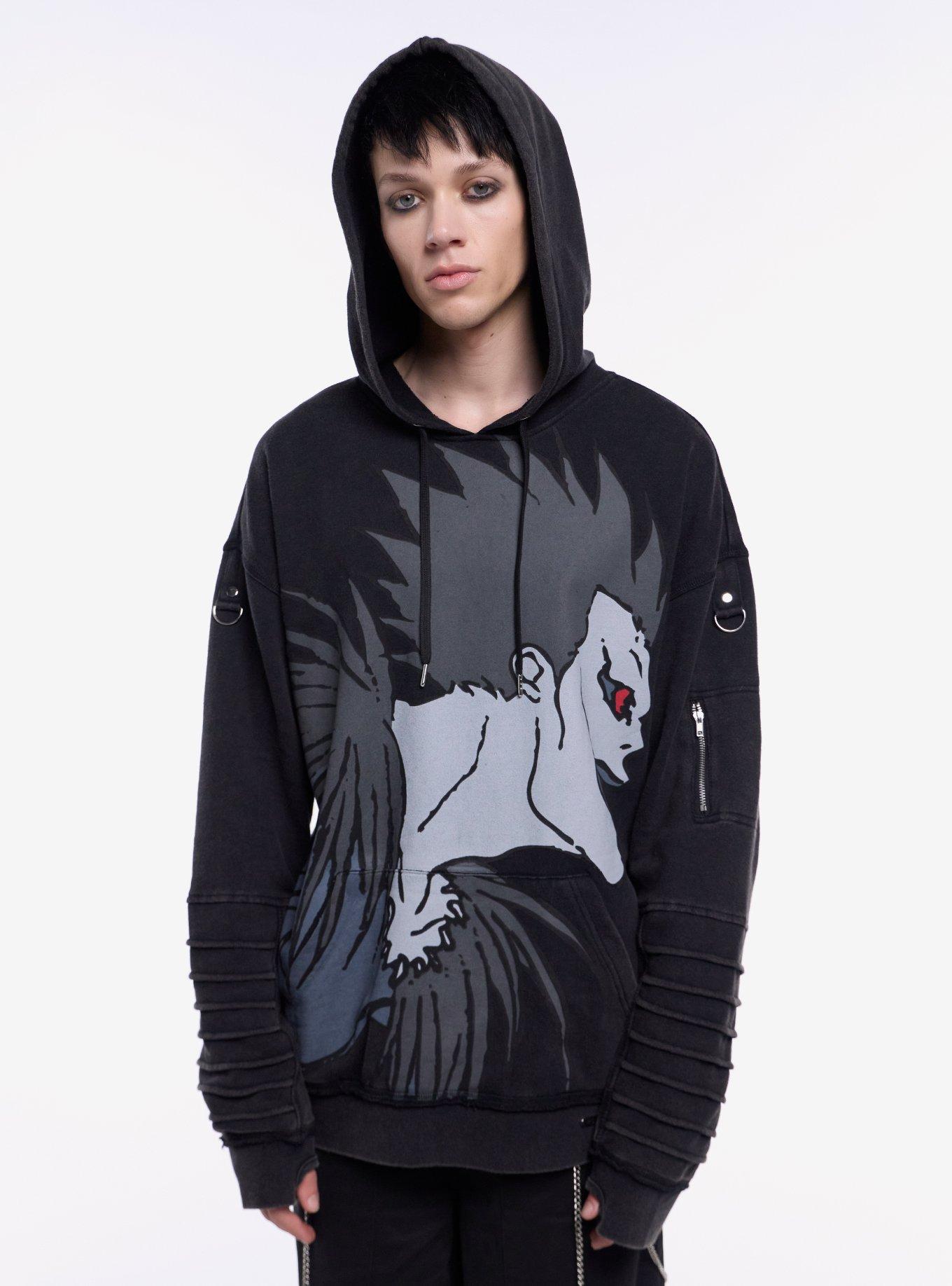 Death Note Ryuk Jumbo Print Hardware Hoodie | Hot Topic