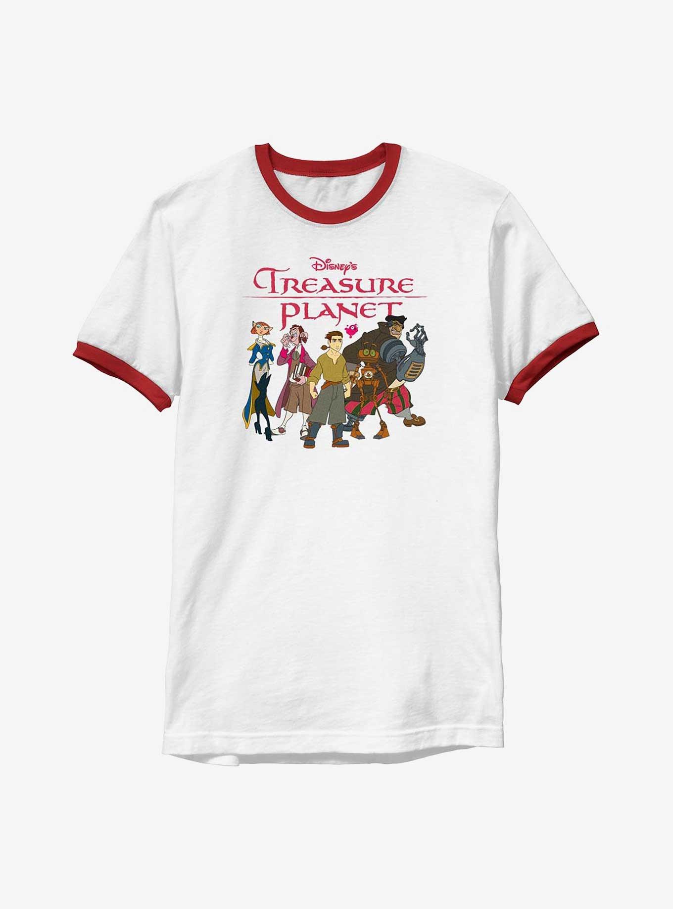 Disney Treasure Planet Treasure Planet Group Ringer T-Shirt, WHTRED, hi-res