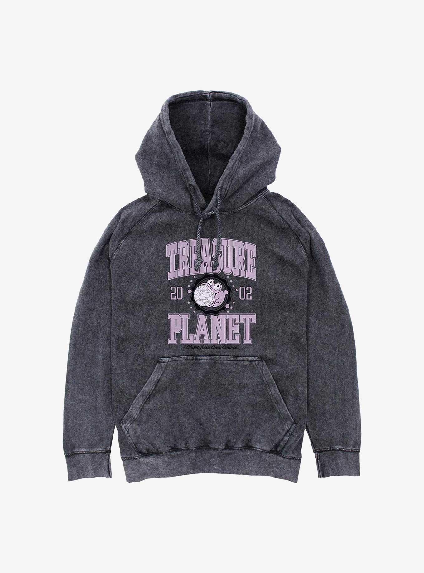 Disney Treasure Planet Morph Collegiate Mineral Wash Hoodie, , hi-res