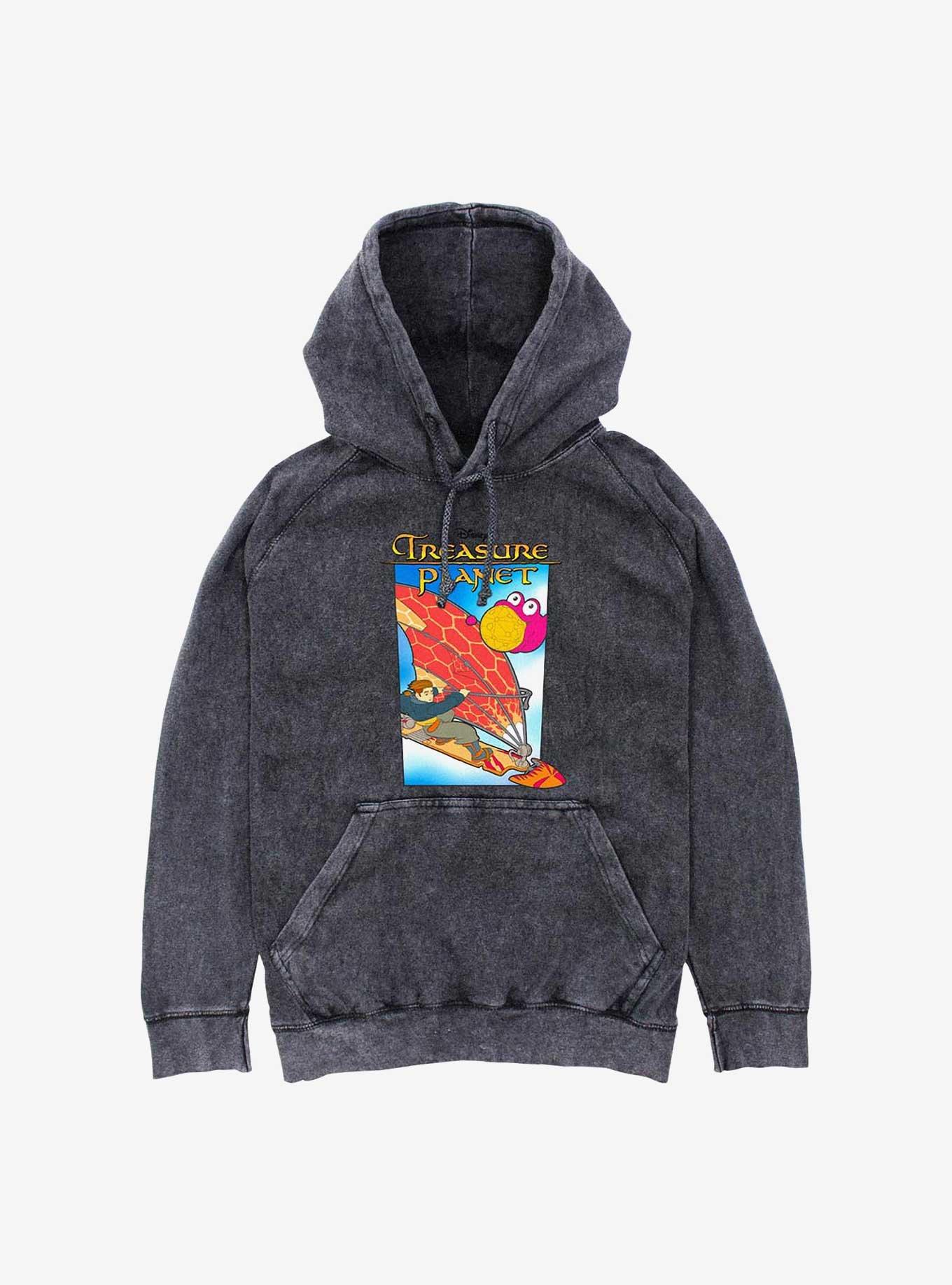 Disney Treasure Planet Treasure Planet VHS Mineral Wash Hoodie, , hi-res