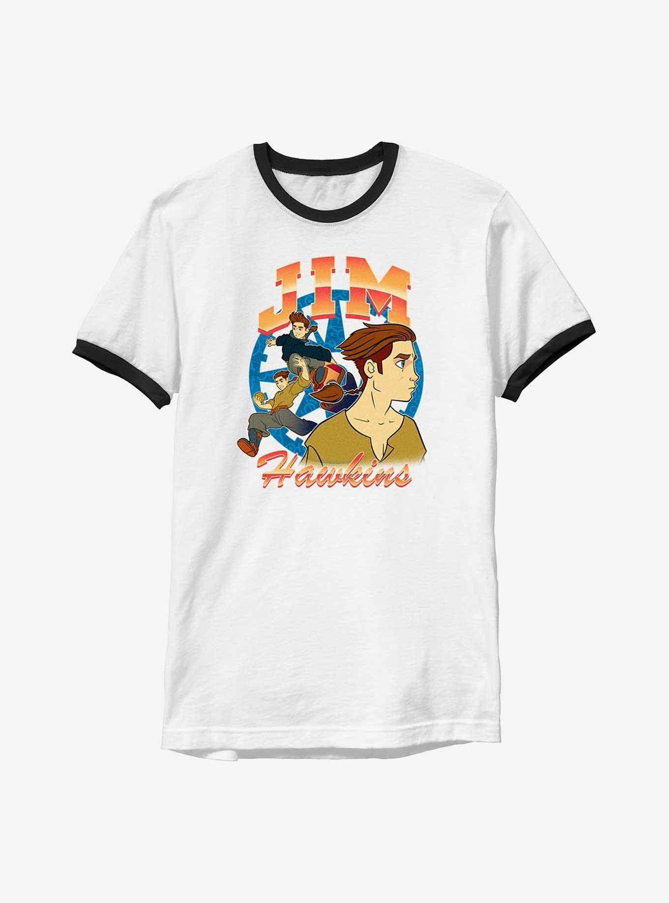 Disney Treasure Planet Jim Hawkins Multi Pose Ringer T-Shirt - MULTI ...