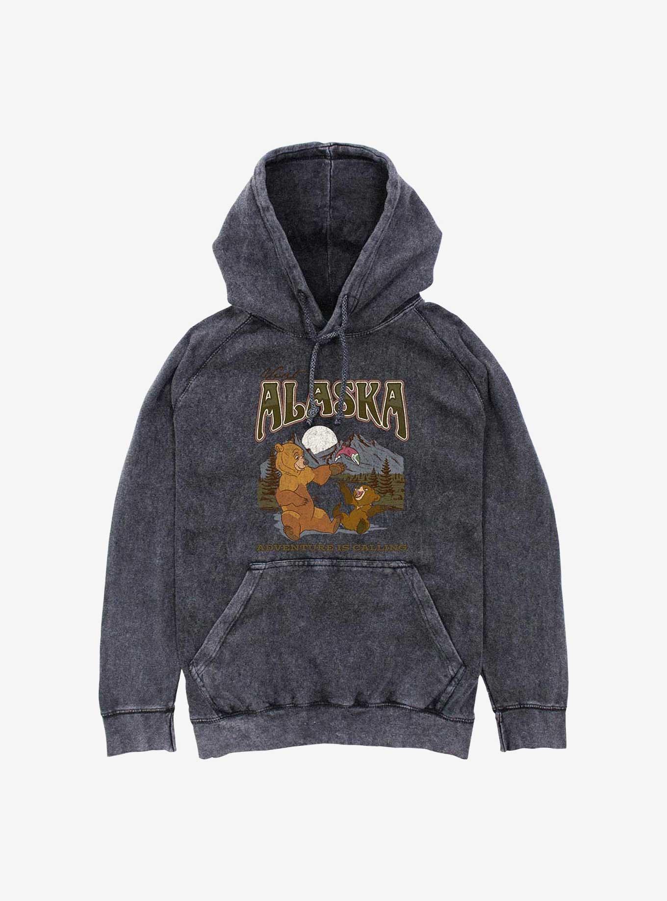 Disney Brother Bear Vintage Outdoorsy Mineral Wash Hoodie, , hi-res
