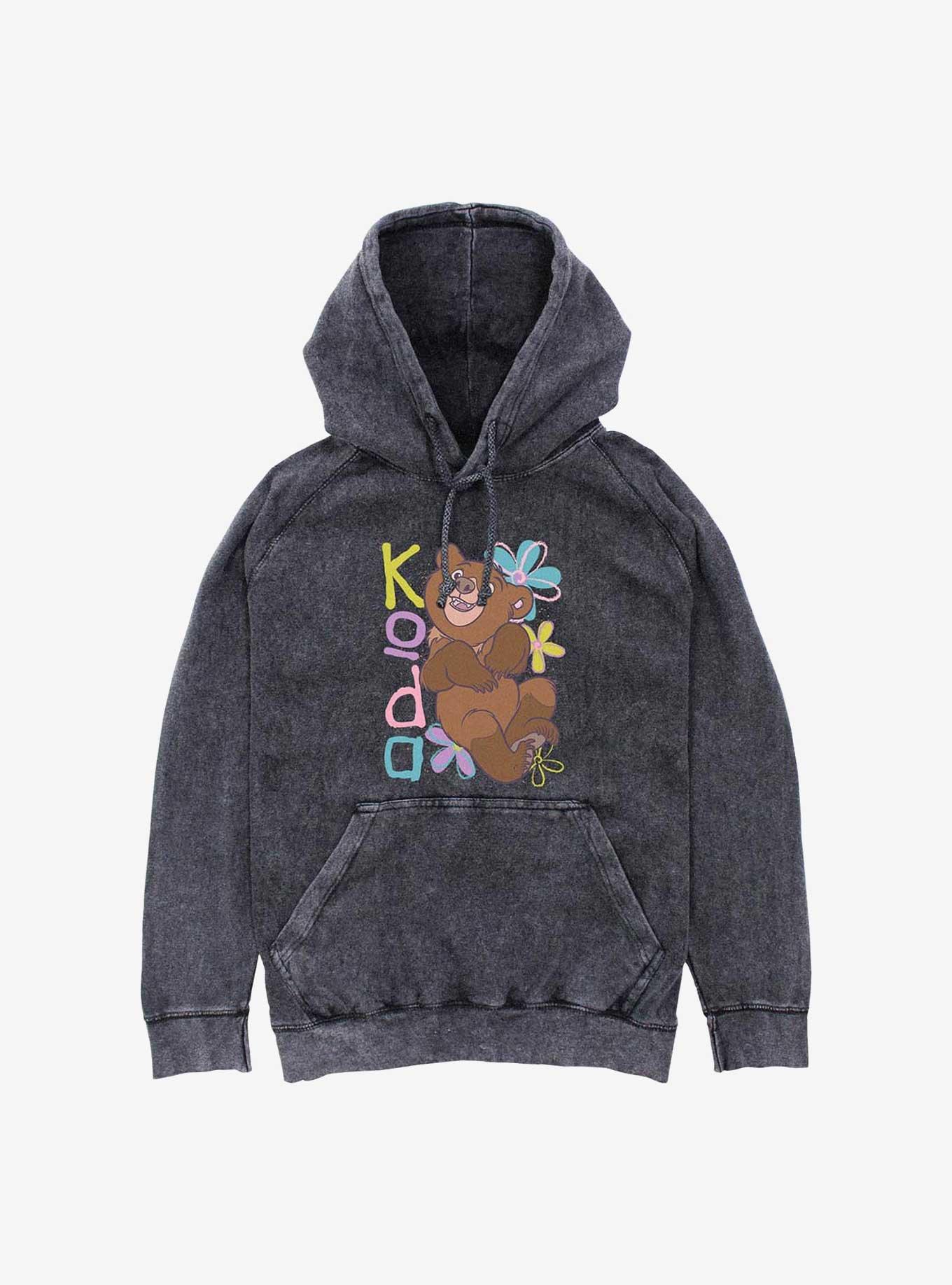 Disney Brother Bear Flower Power Koda Mineral Wash Hoodie, , hi-res