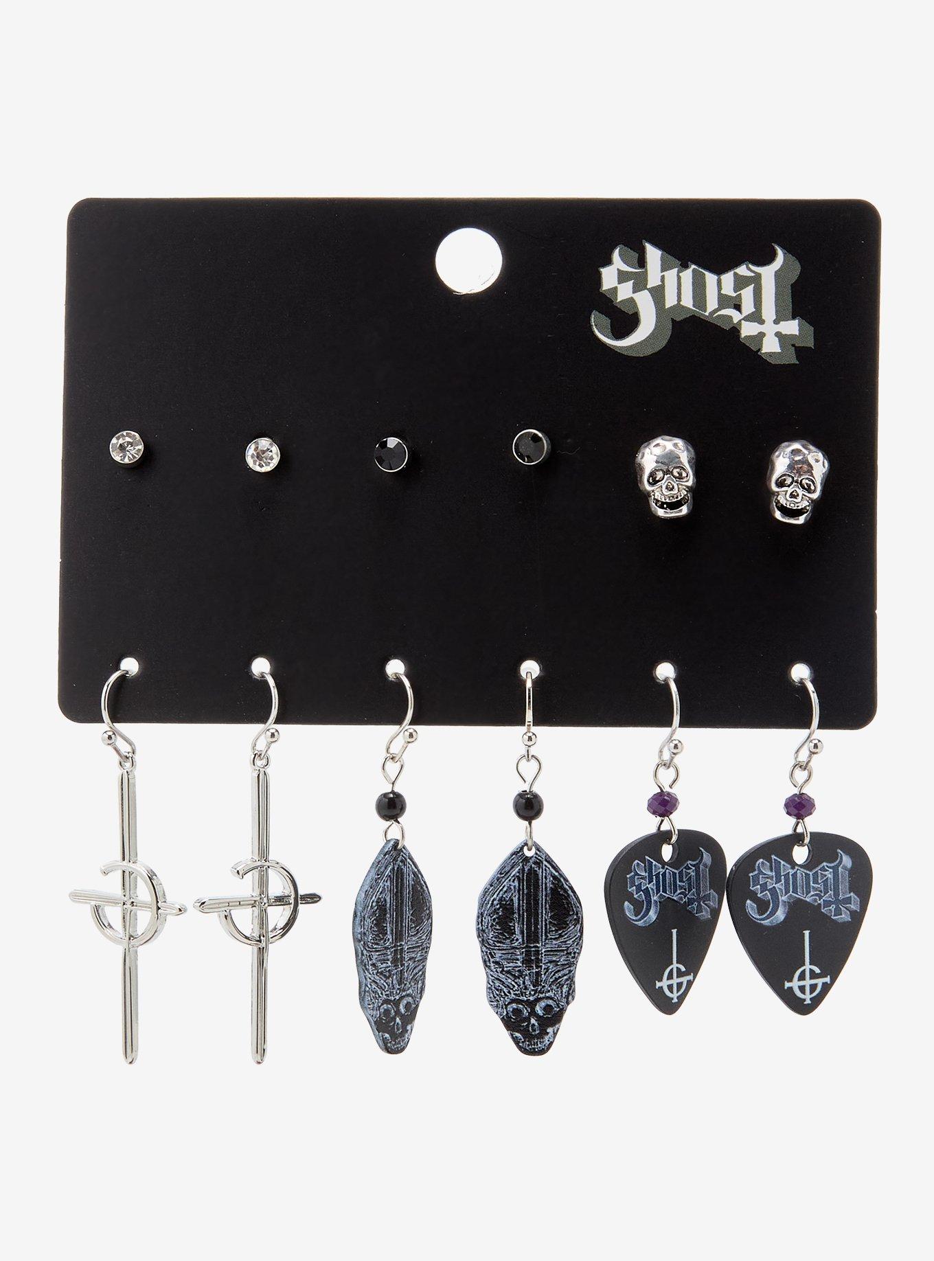 Ghost Papa Emeritus Guitar Pick Earring Set, , hi-res