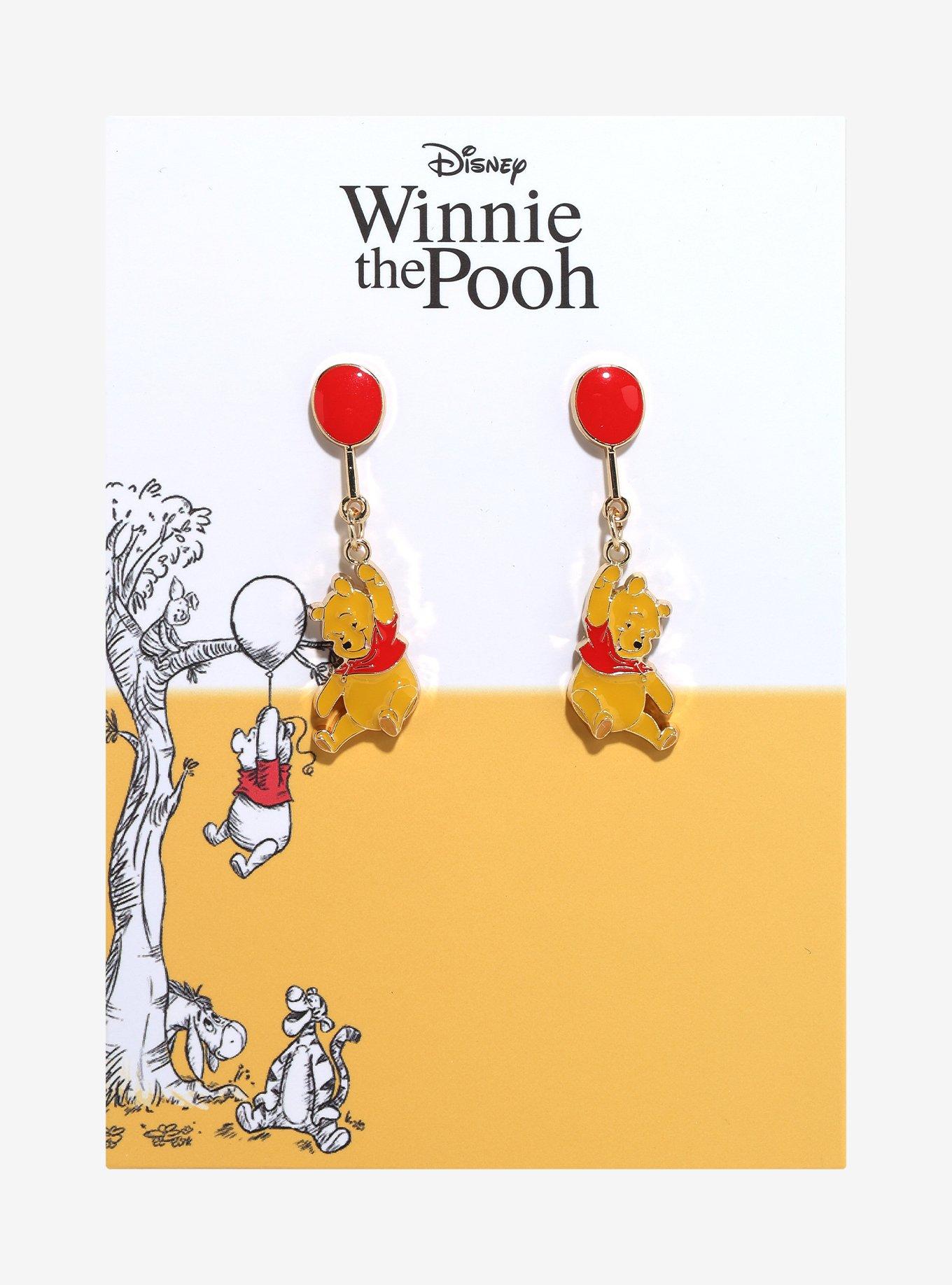 Disney Winnie The Pooh Balloon Drop Earrings, , hi-res